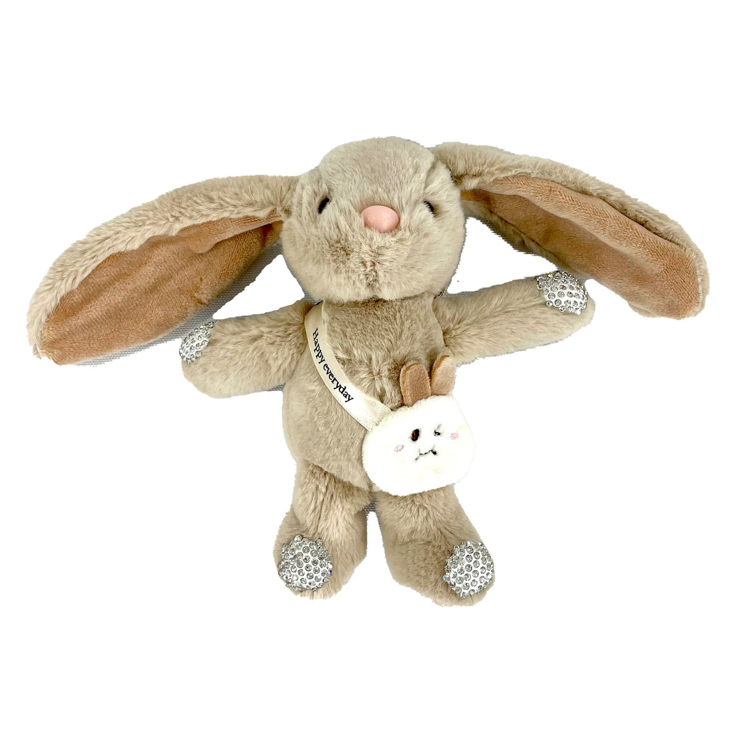 CROSS BAG RABBIT PLUSH KEY CHAIN KC2108-40 (12PC)