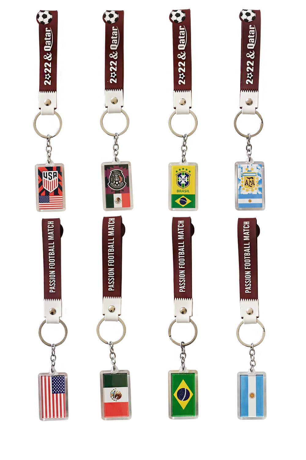Qatar World Cup Country Club Keychain KC1009-13 (12PC)