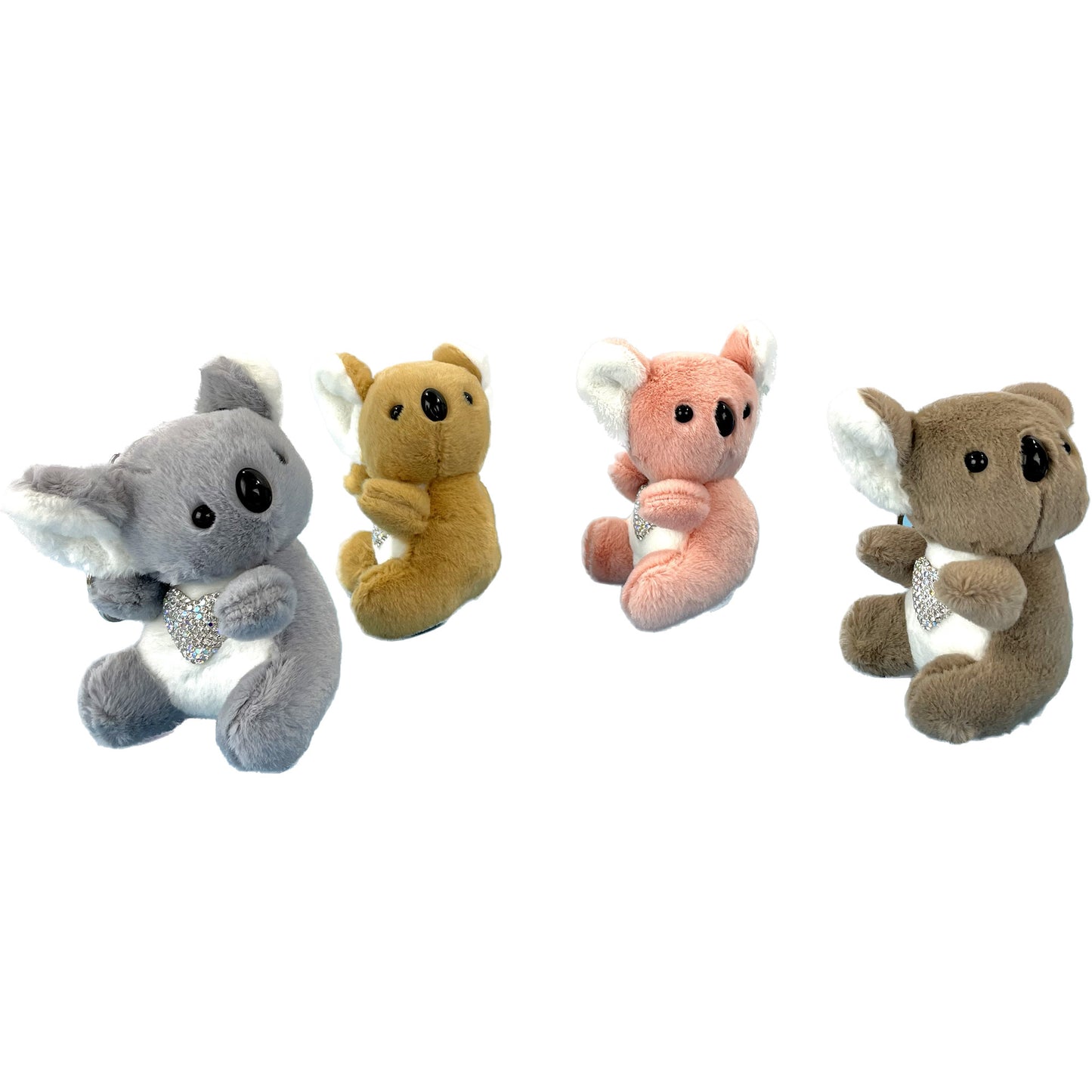 Rhinestone Koala Plush Key Chain KC1206-68 (12PC)