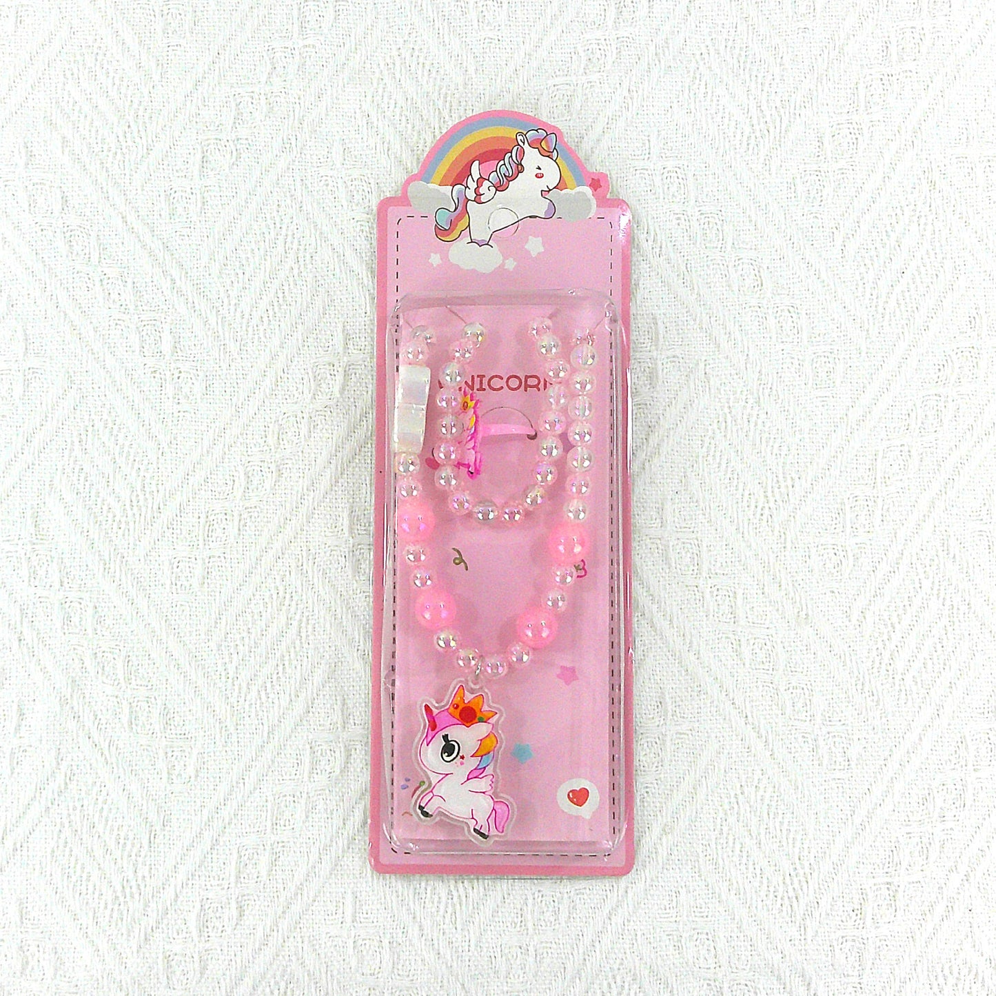 Kids Beads Charm Light Up Jewelry 3 Set KNC4315-5 (12PC)