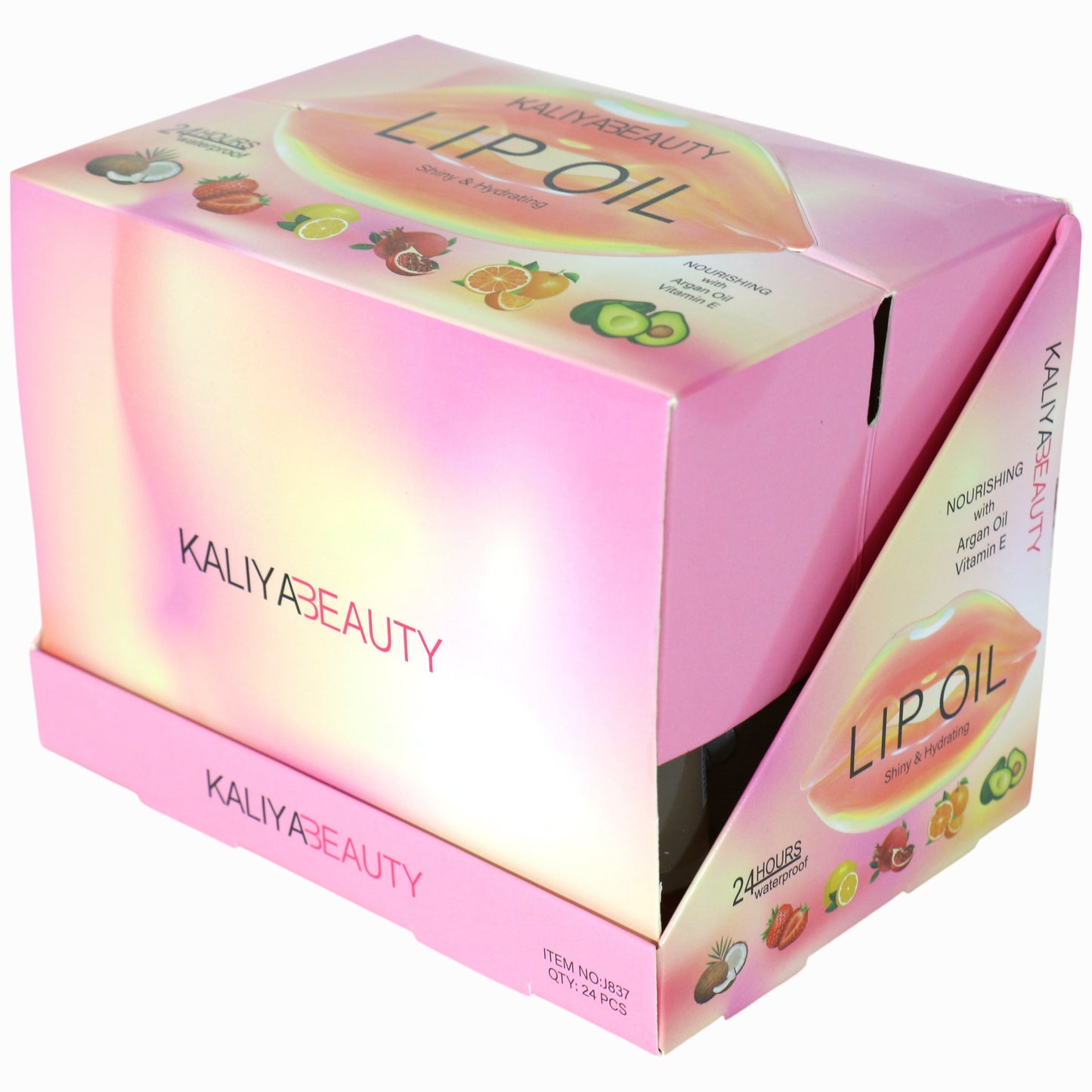Kaliya Beauty Fruit Lip Oil J837-C (24PC)