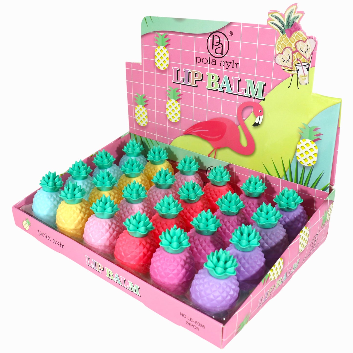 Pineapple Lip Balm LB4319-1 (24PC)