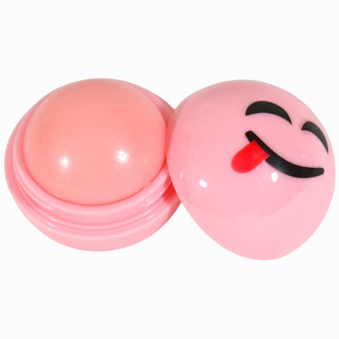 Funny Emoji Face Ball Lip Balm LB806 (24PC)