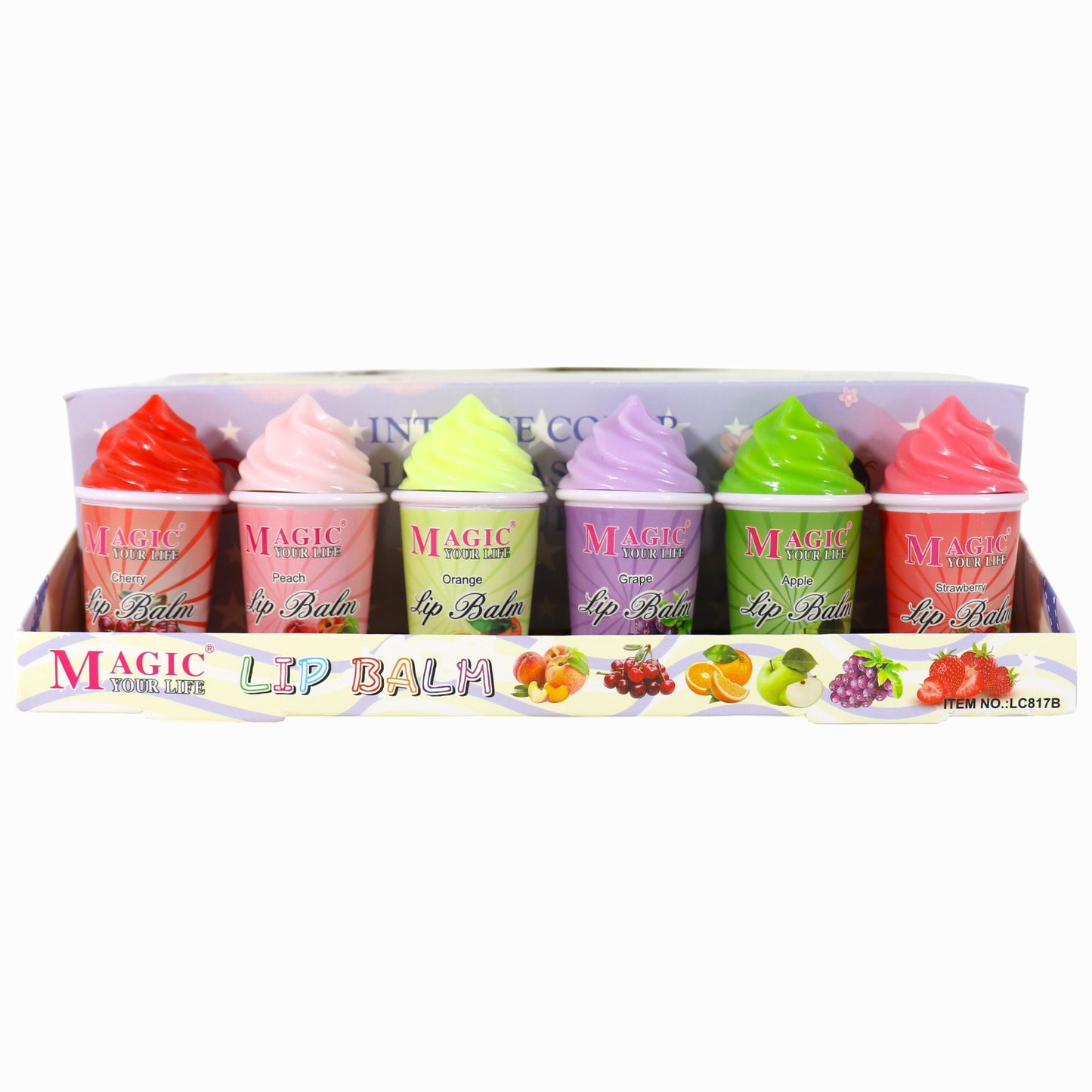 Smoothie Lip Balm LB817B-C (24PC)