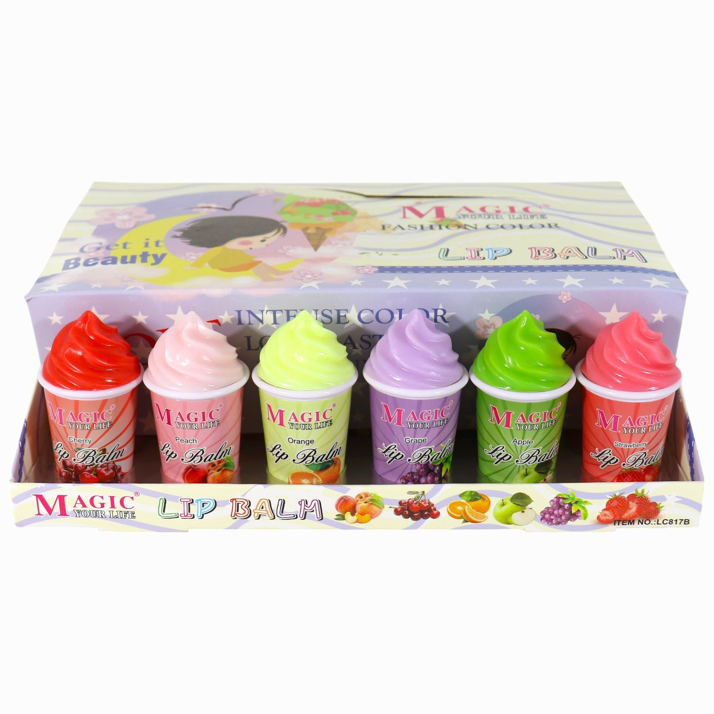 Smoothie Lip Balm LB817B-C (24PC)