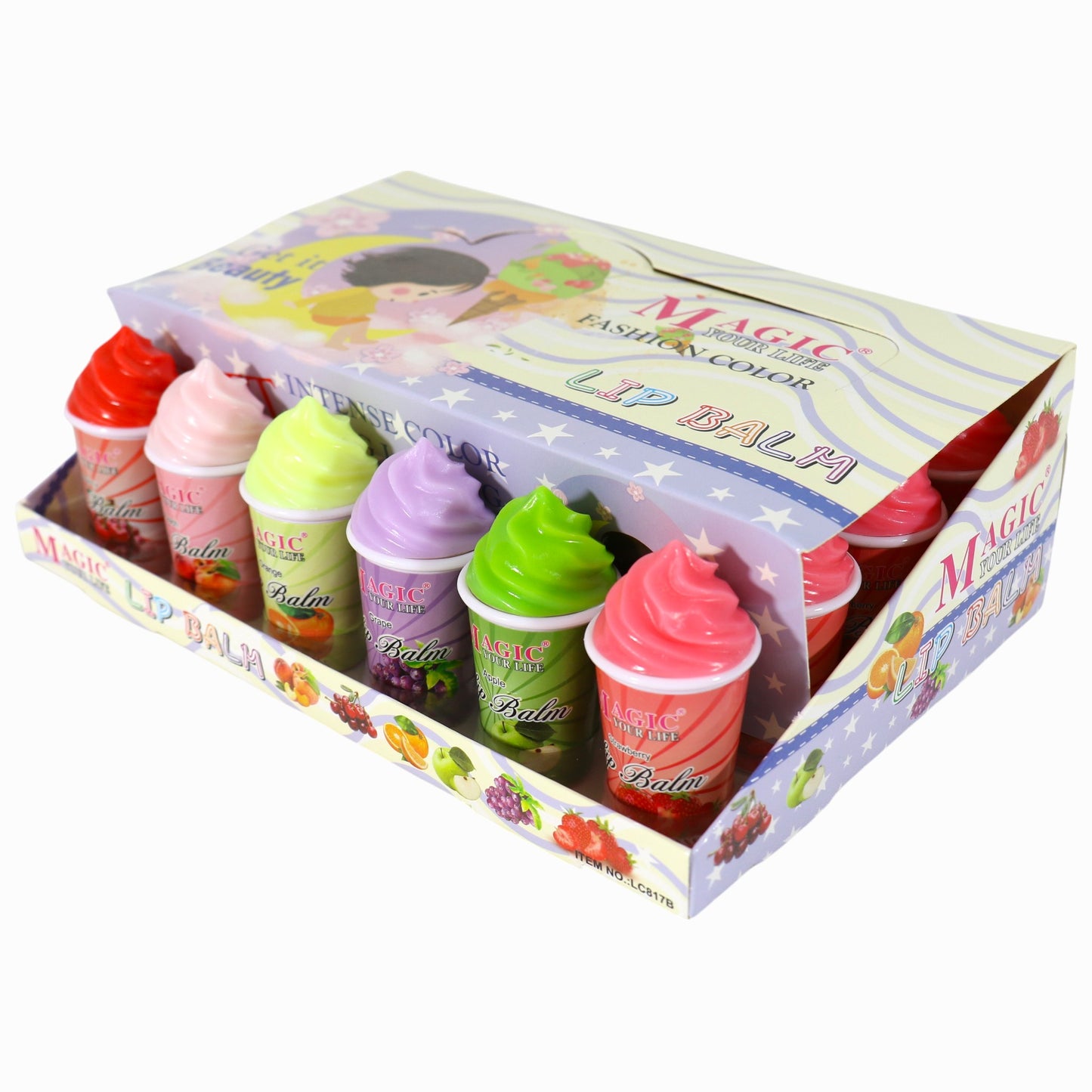 Smoothie Lip Balm LB817B-C (24PC)