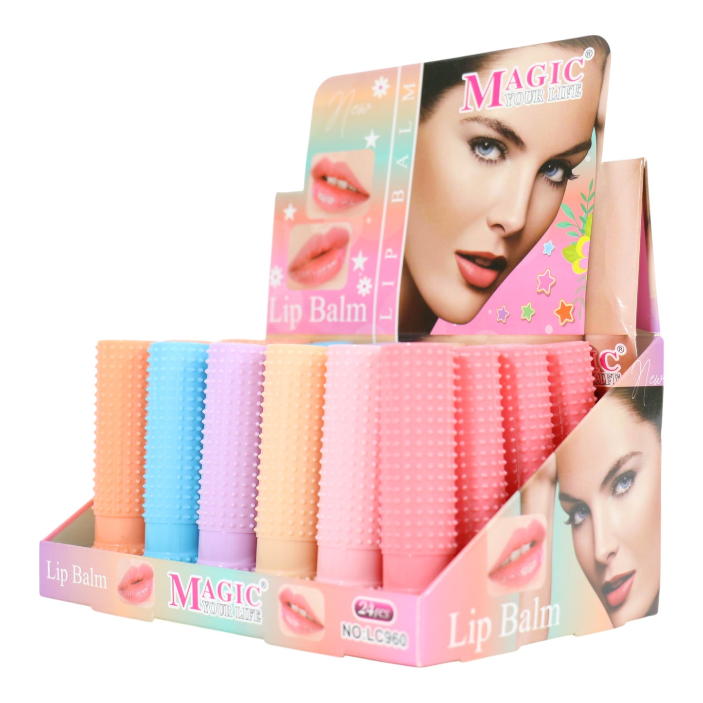 Magic Your Life Studded Decor Lip Balm LC960 (24PC)
