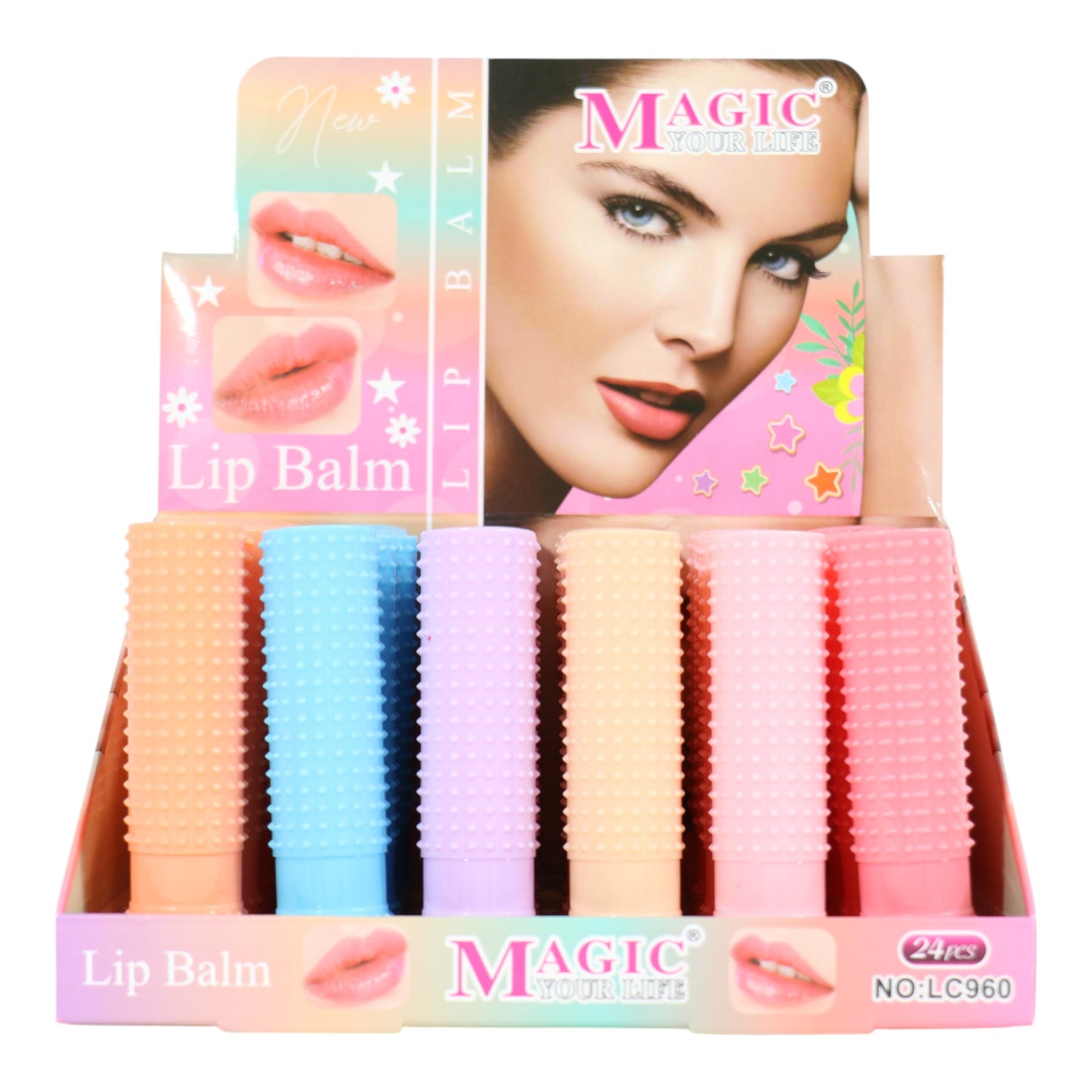 Magic Your Life Studded Decor Lip Balm LC960 (24PC)