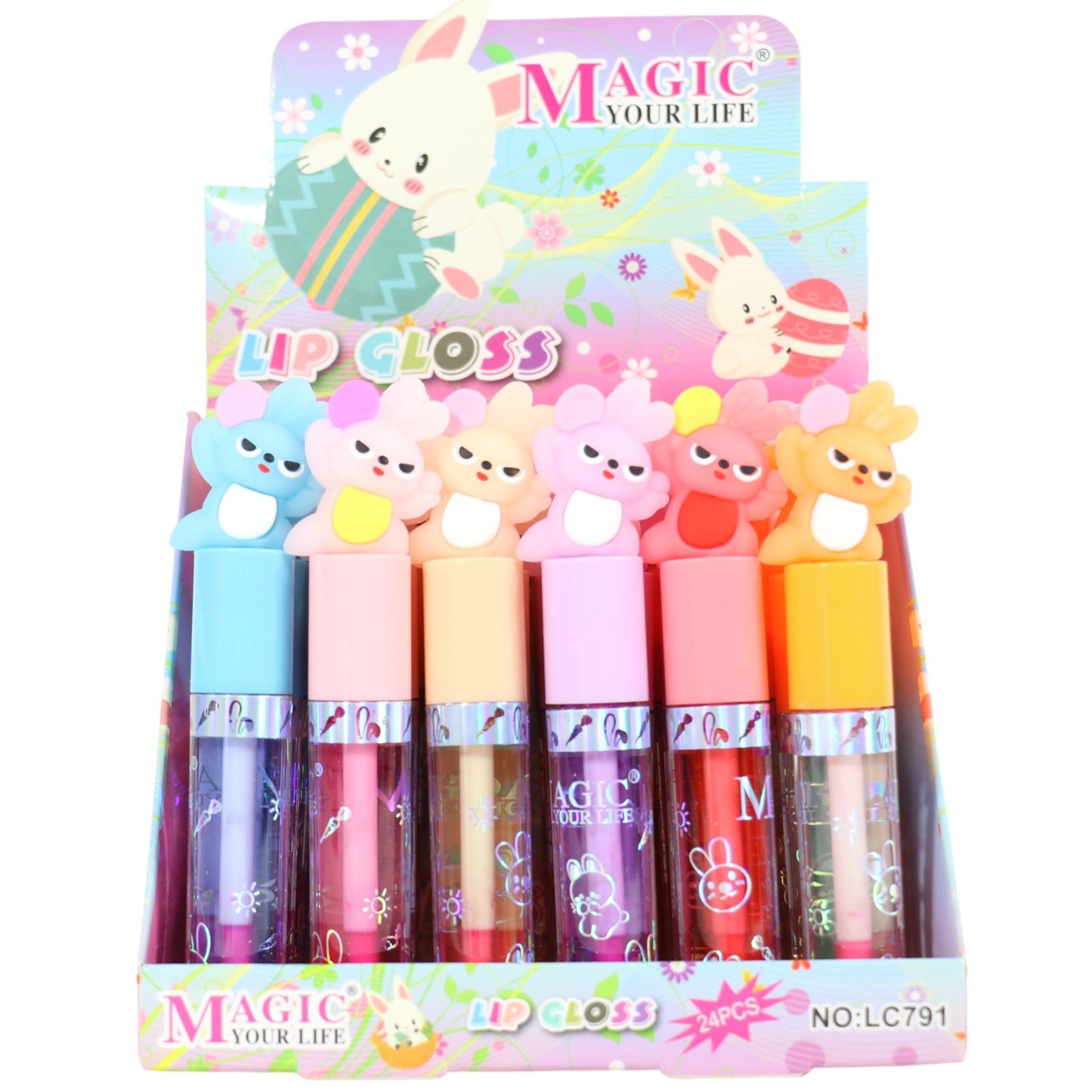 Funny Rabbit Lip Gloss LC791..(24PC)
