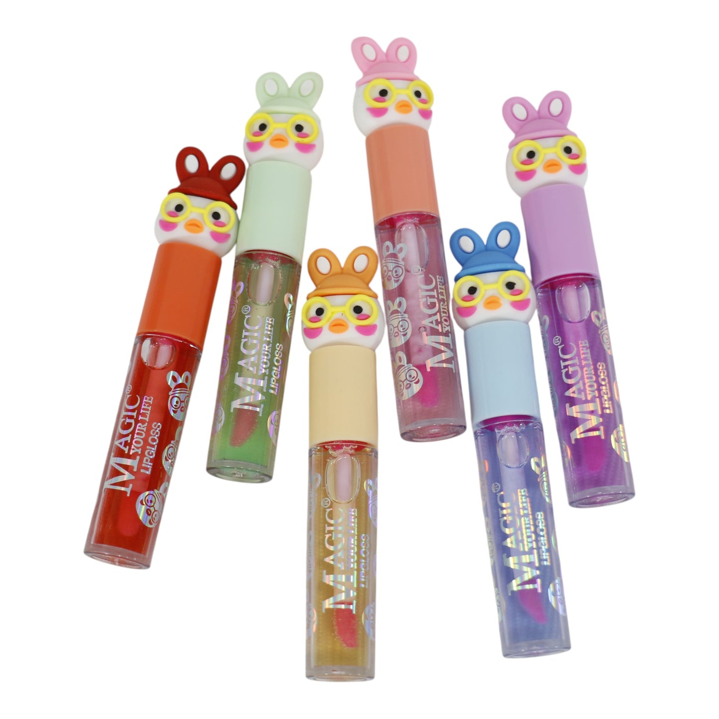 Magic Your Life Rabbit Duck Cartoon Lip OIL LC957. (24PC)