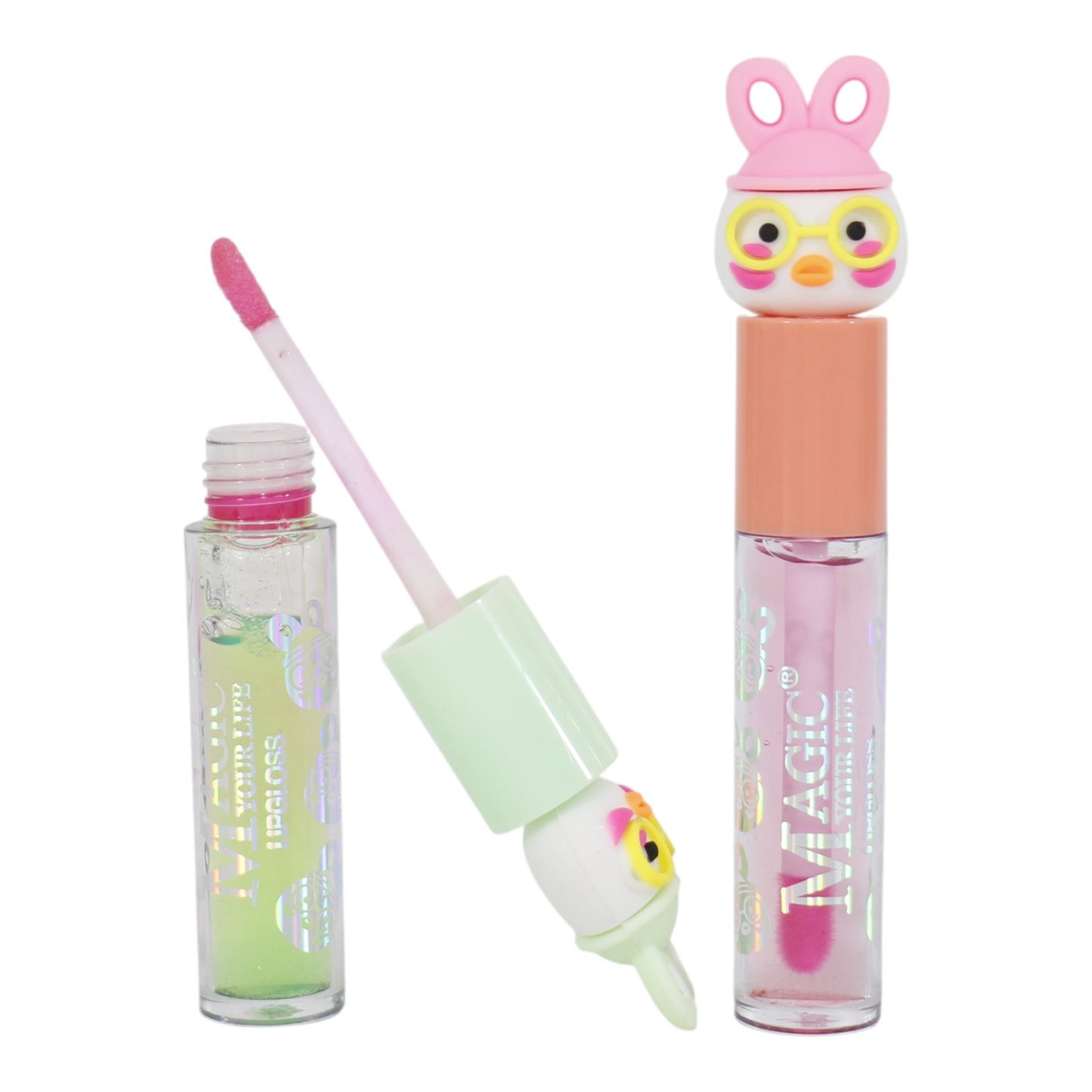 Magic Your Life Rabbit Duck Cartoon Lip OIL LC957. (24PC)