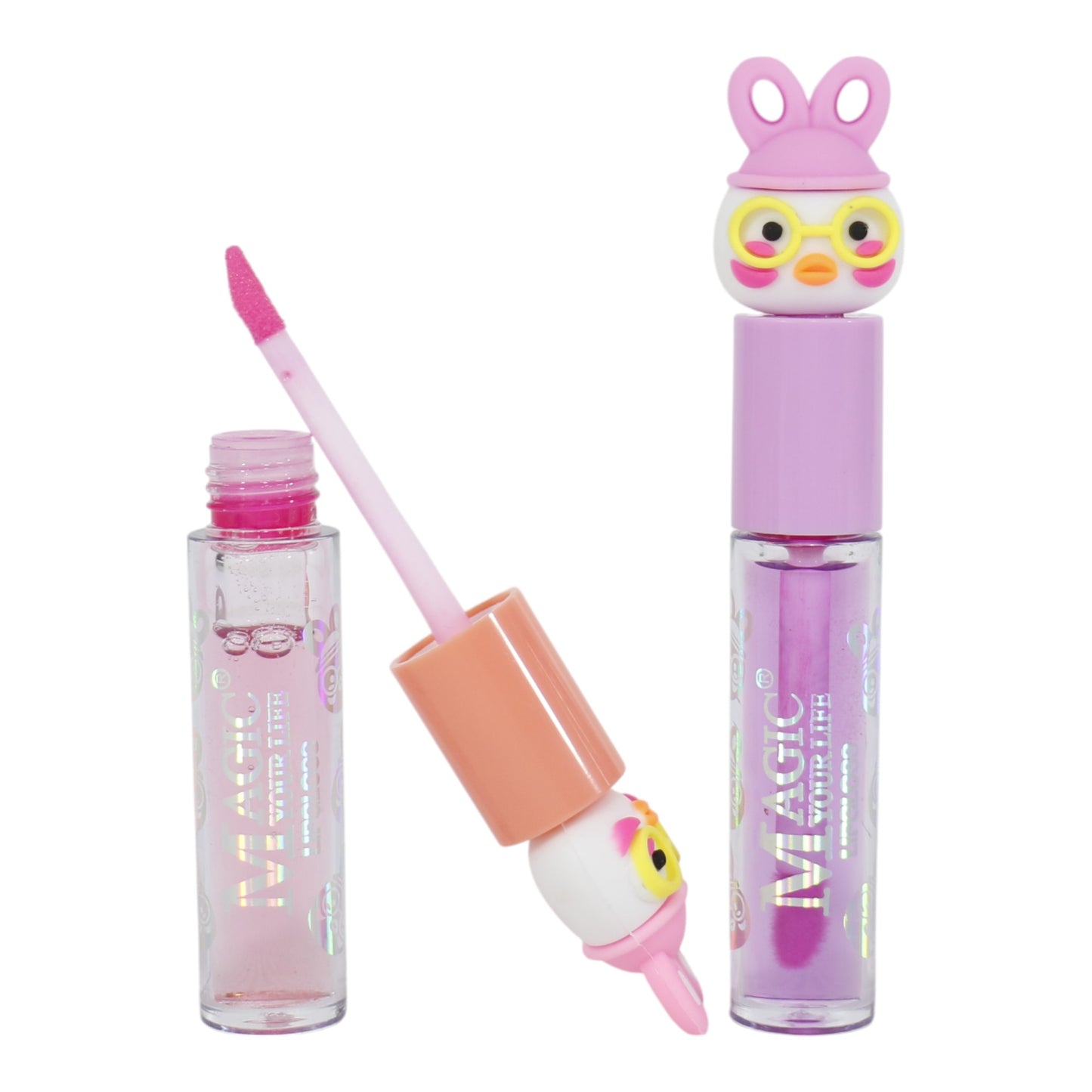 Magic Your Life Rabbit Duck Cartoon Lip OIL LC957. (24PC)