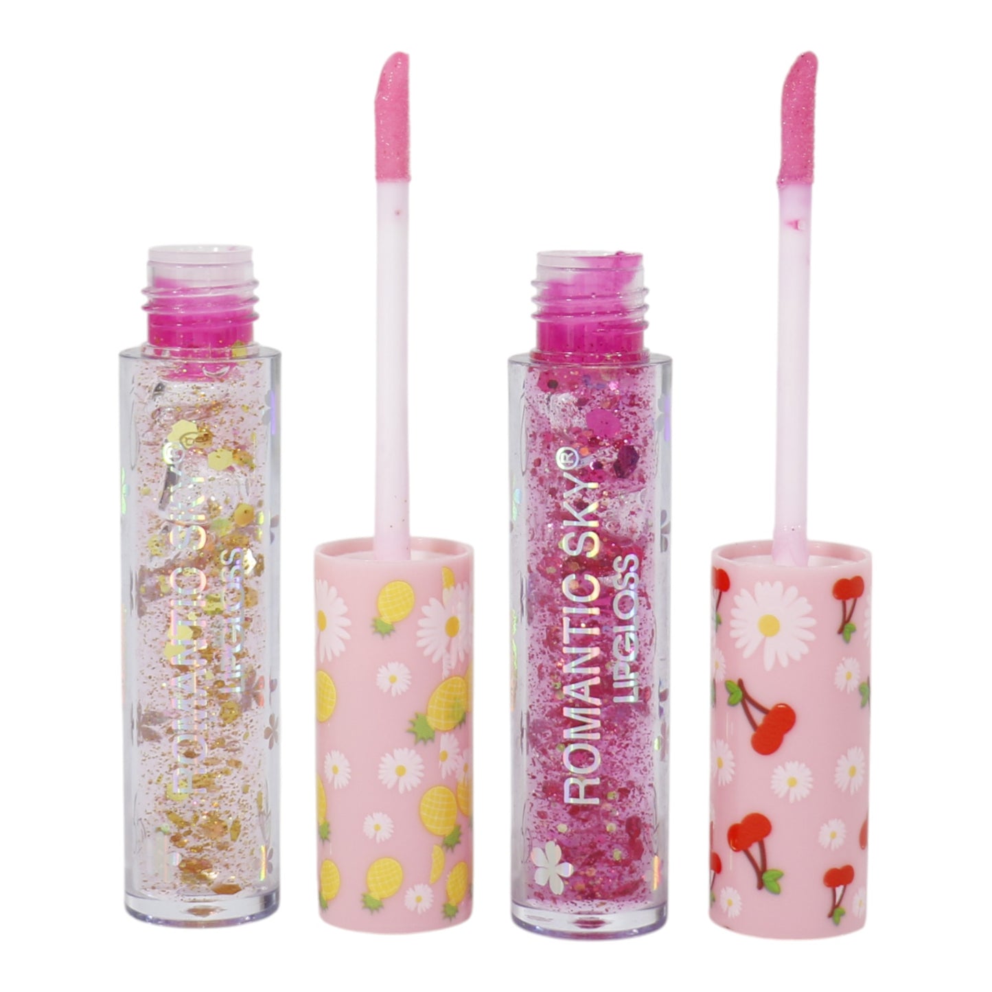 Romantic Sky Glitter Lip Gloss RS022. (24PC)