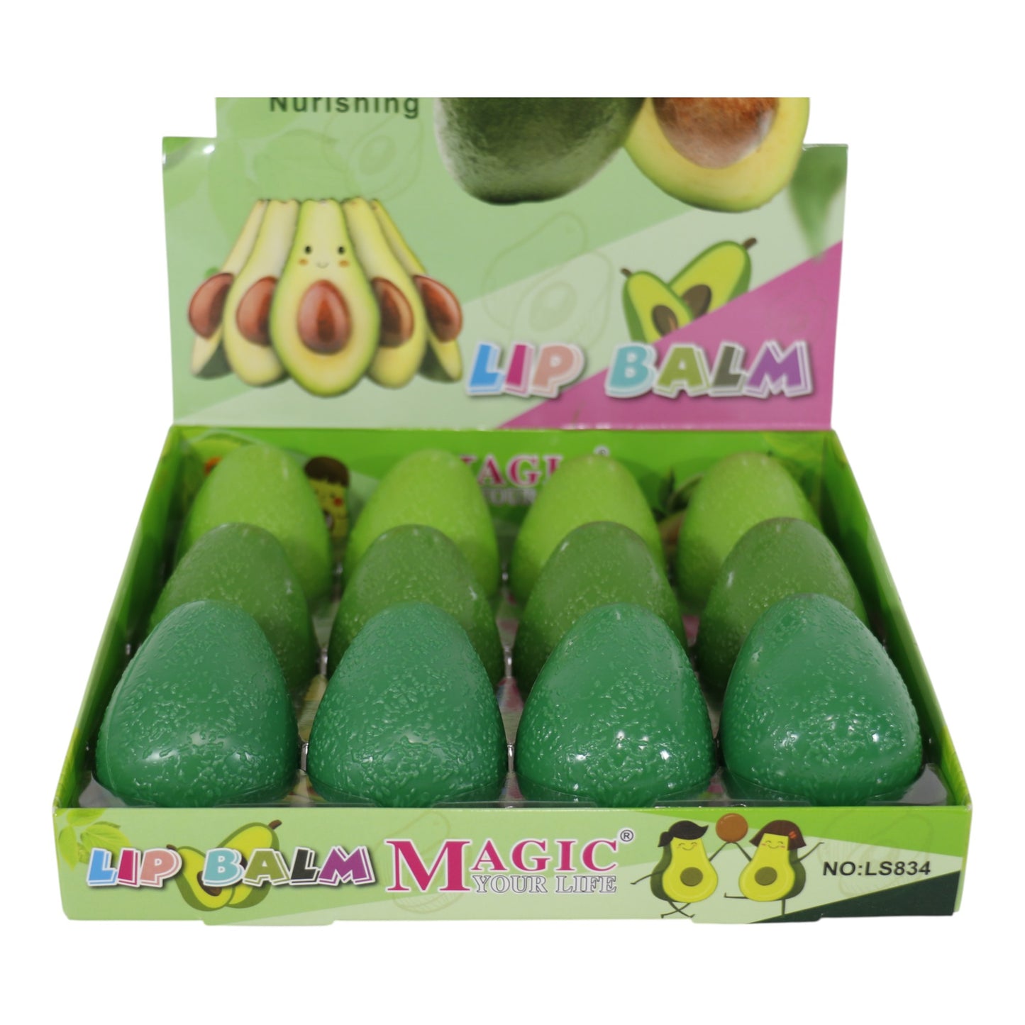 Magic Your Life Avocado Lip Balm LS834 (12PC)