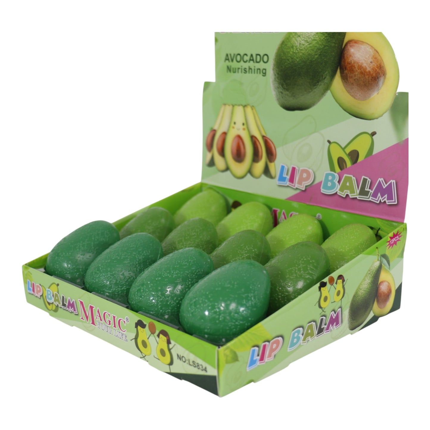 Magic Your Life Avocado Lip Balm LS834. (12PC)