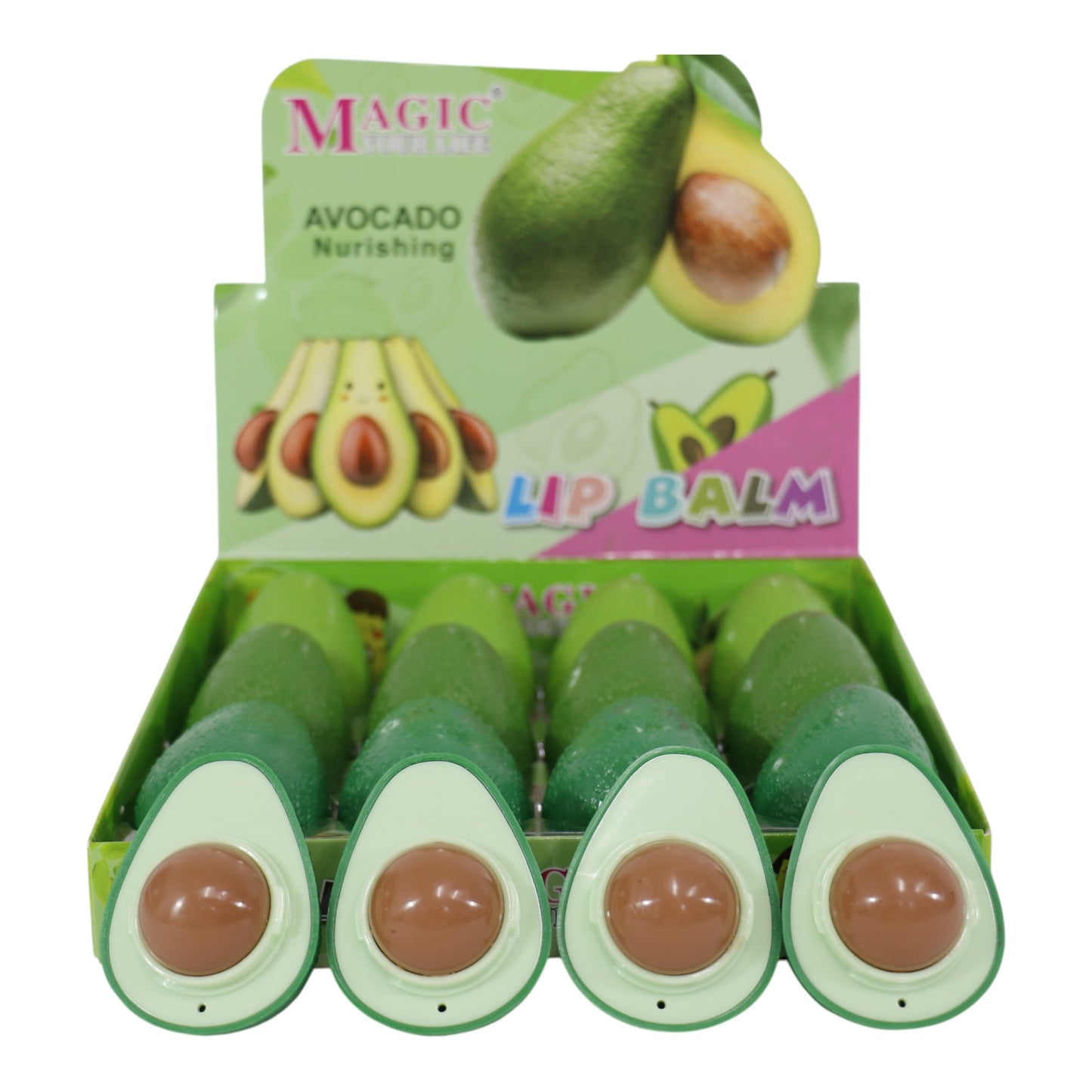 Magic Your Life Avocado Lip Balm LS834. (12PC)
