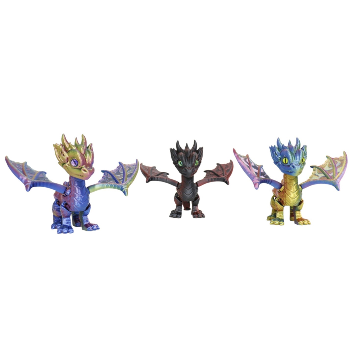 3D Animal Toy Dragon with Wings TY5319-15 (12PC)