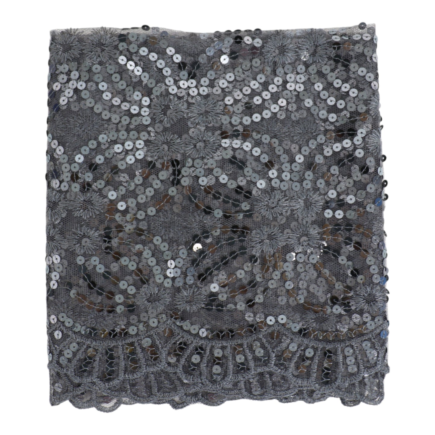 Sequin Chiffon Embellished Fringe Sheer Shawl Wrap Scarf SQ1013-3 (12pc)