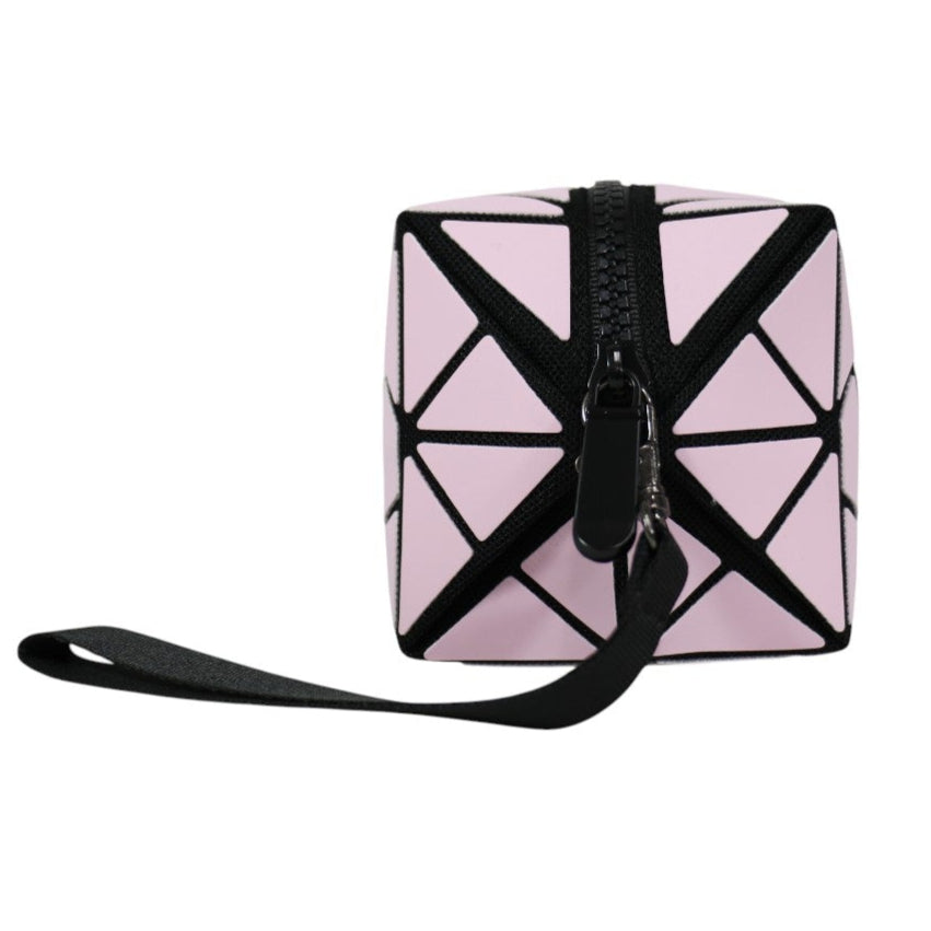 Geometric Triangle Pattern Makeup Pouch JB5526-14 (12PC)