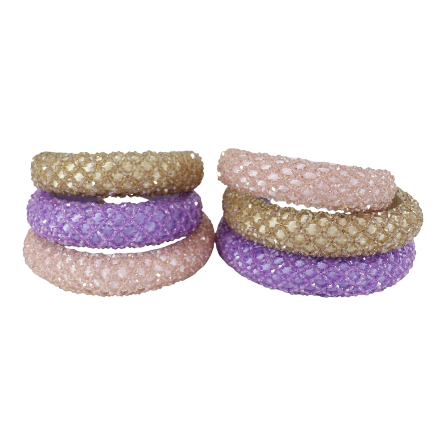 Multi Crystal Decor Headband HB1204-1. (12PC)