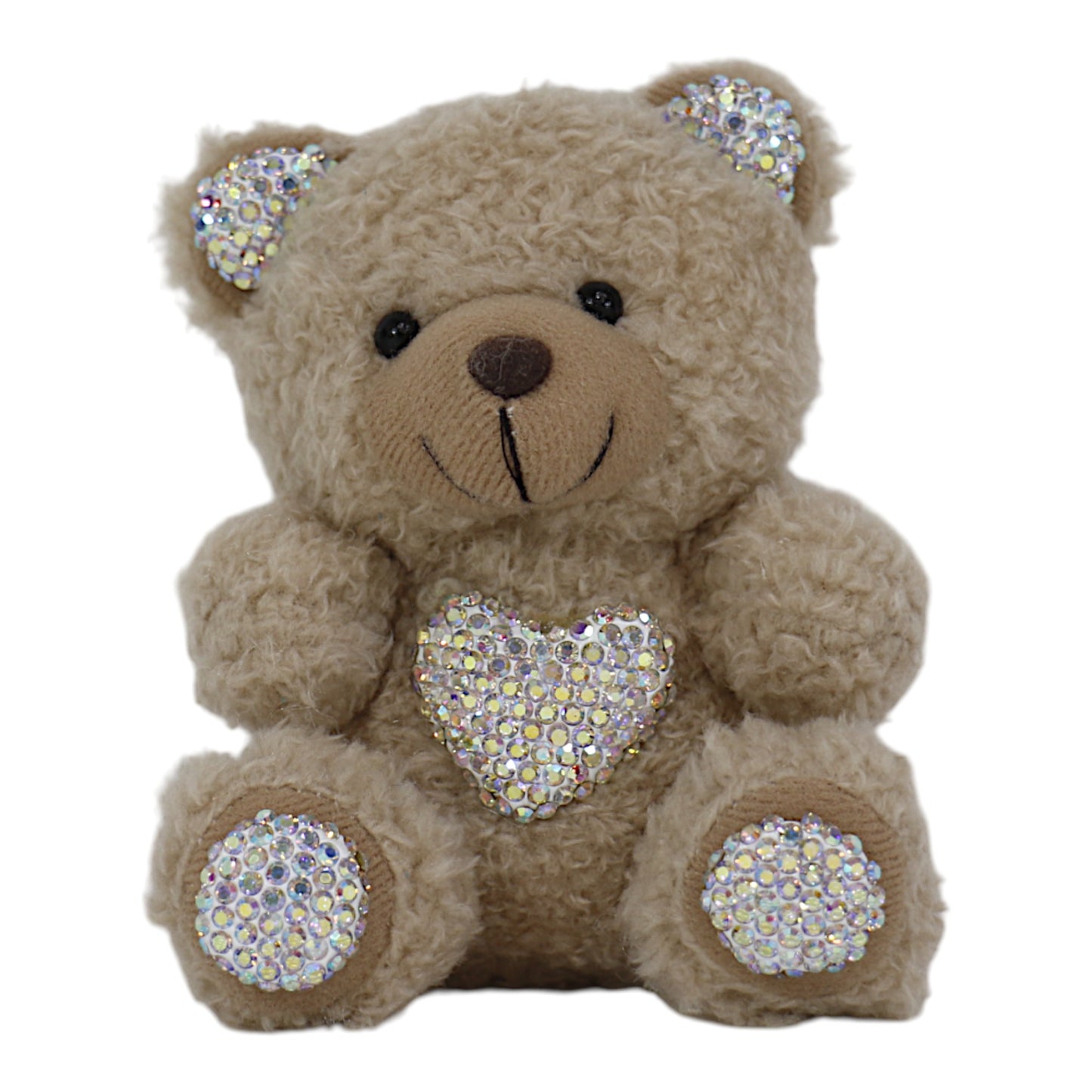 Rhinestone Bear Plush Key Chain KC1026-8. (12PC)