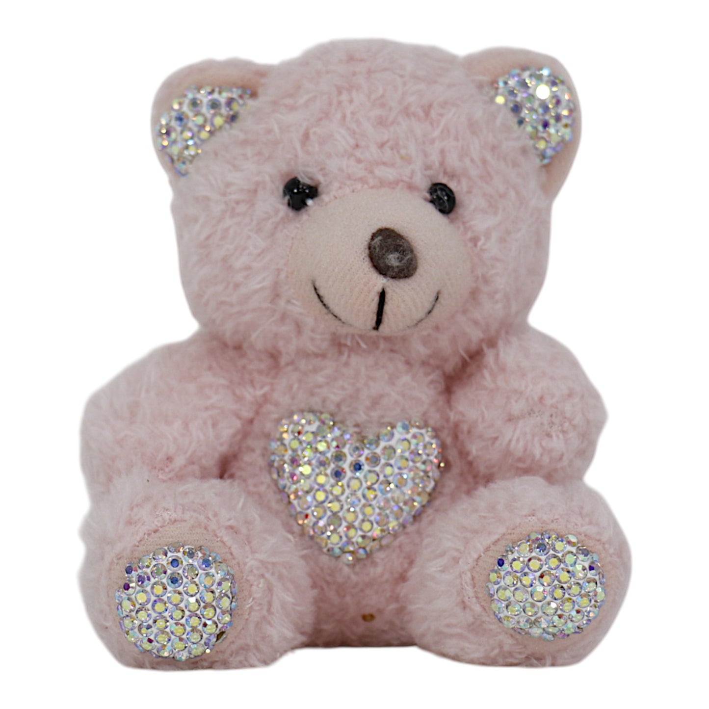 Rhinestone Bear Plush Key Chain KC1026-8. (12PC)