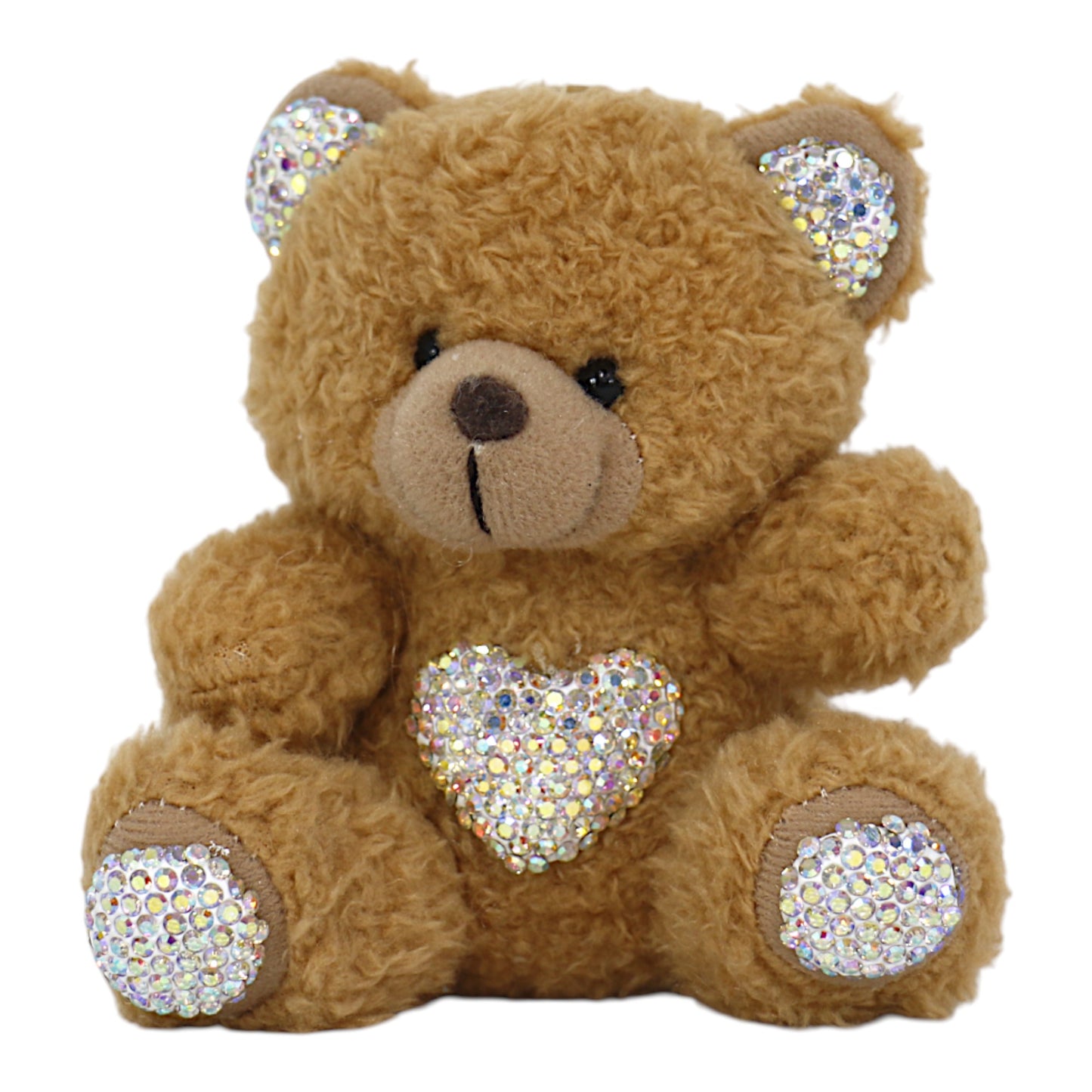 Rhinestone Bear Plush Key Chain KC1026-8. (12PC)