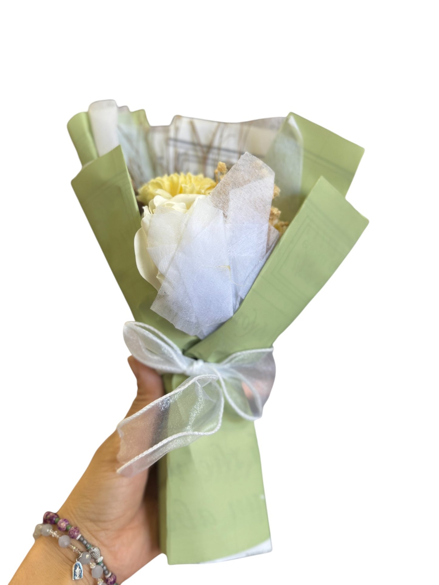 Mix Rose Short Stem Artificial Flower Bouquet FA010-C (12PC)