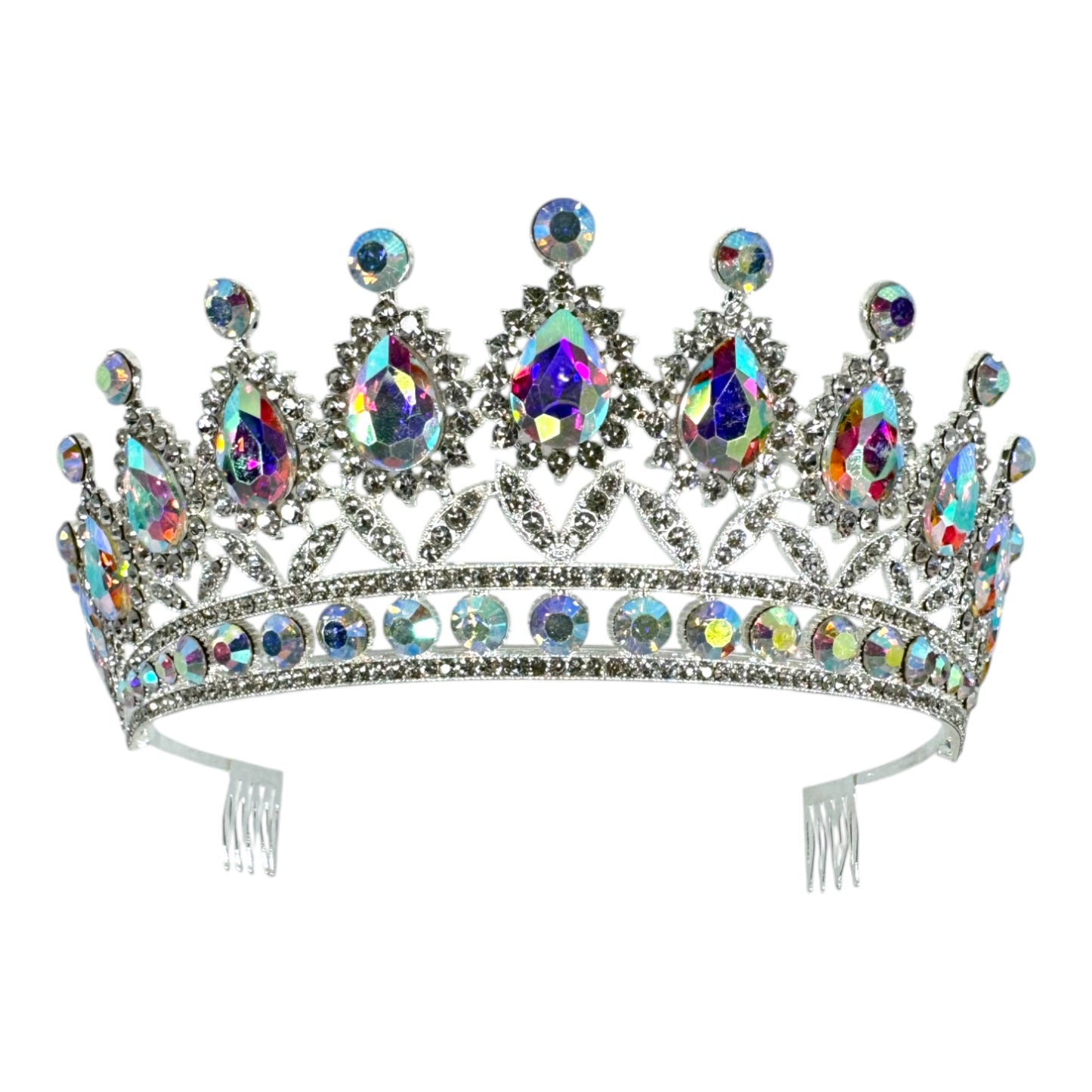 Crystal Tiara Crown HT879 (2PC)
