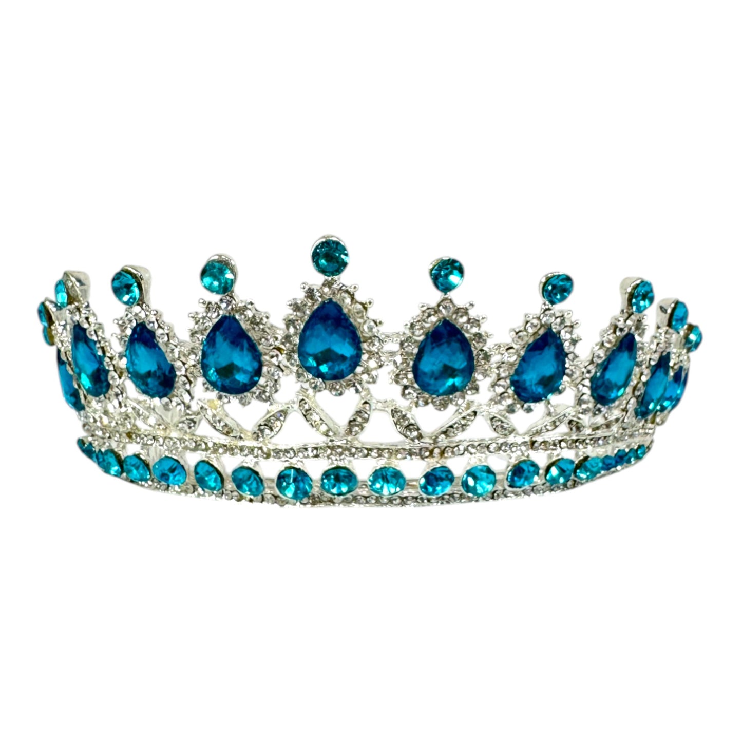Crystal Tiara Crown HT879 (2PC)