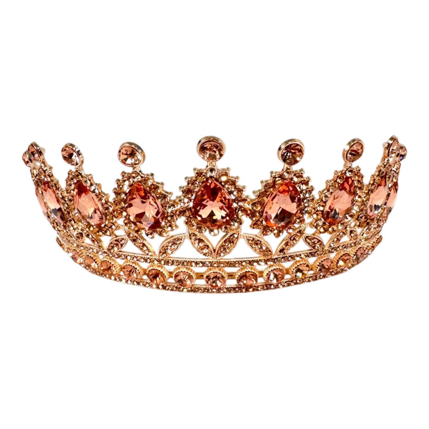Crystal Tiara Crown HT879 (2PC)