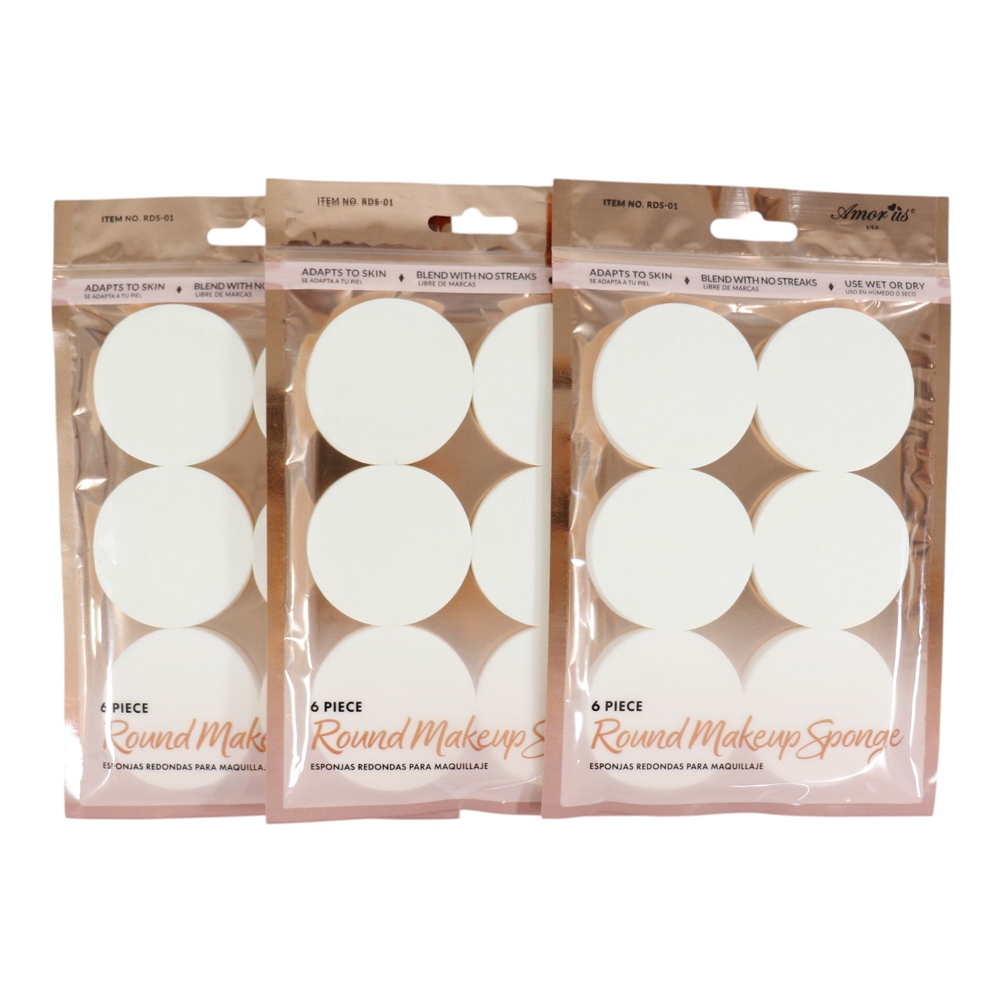 Round Makeup Sponge RDS-01 (4PK)