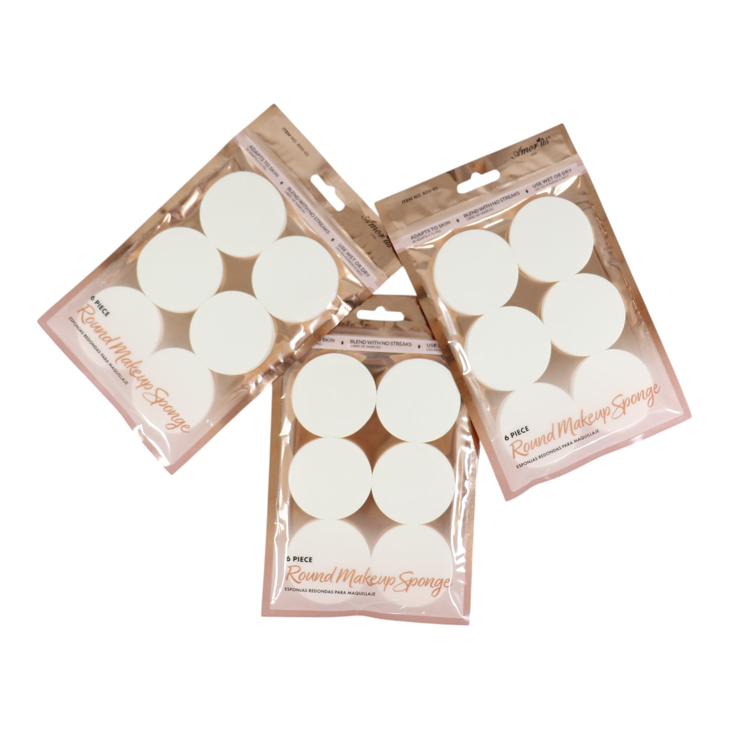 Round Makeup Sponge RDS-01 (4PK)