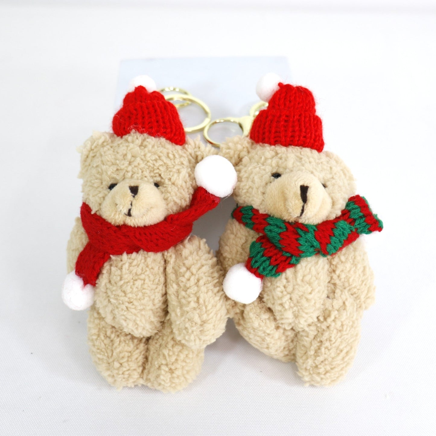Christmas Muffler Bear Key Chain SS41014-21..(12PC)