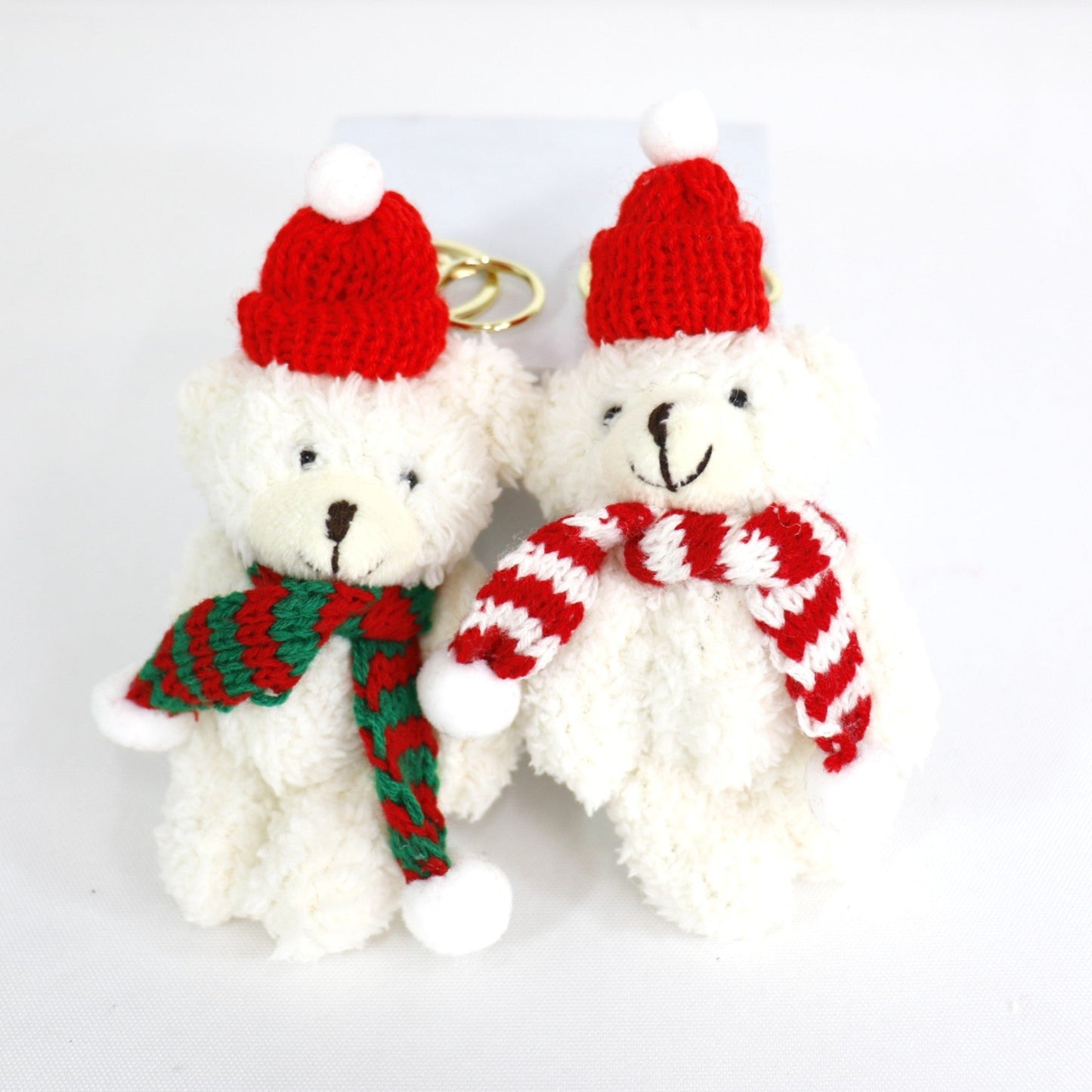 Christmas Muffler Bear Key Chain SS41014-21..(12PC)