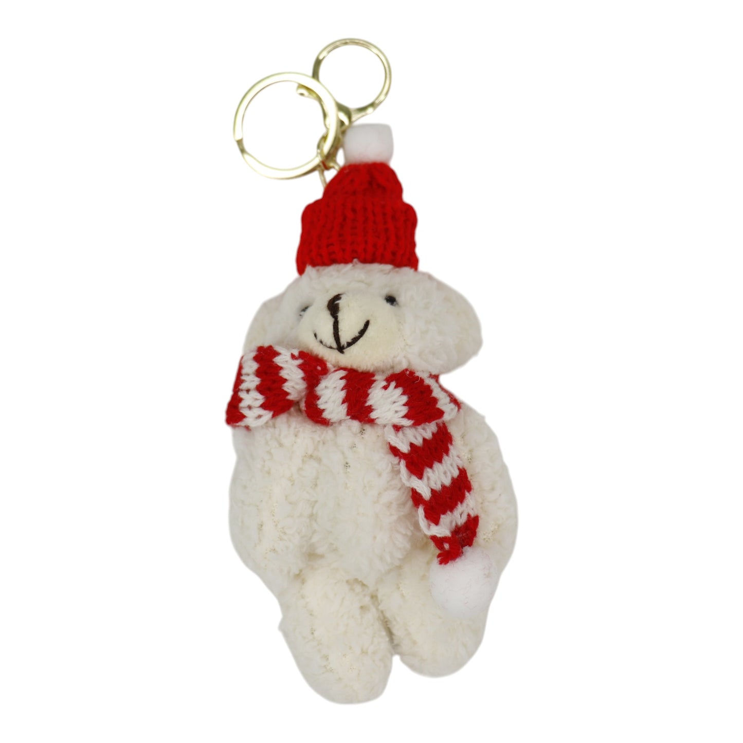 Christmas Muffler Bear Key Chain SS41014-21..(12PC)