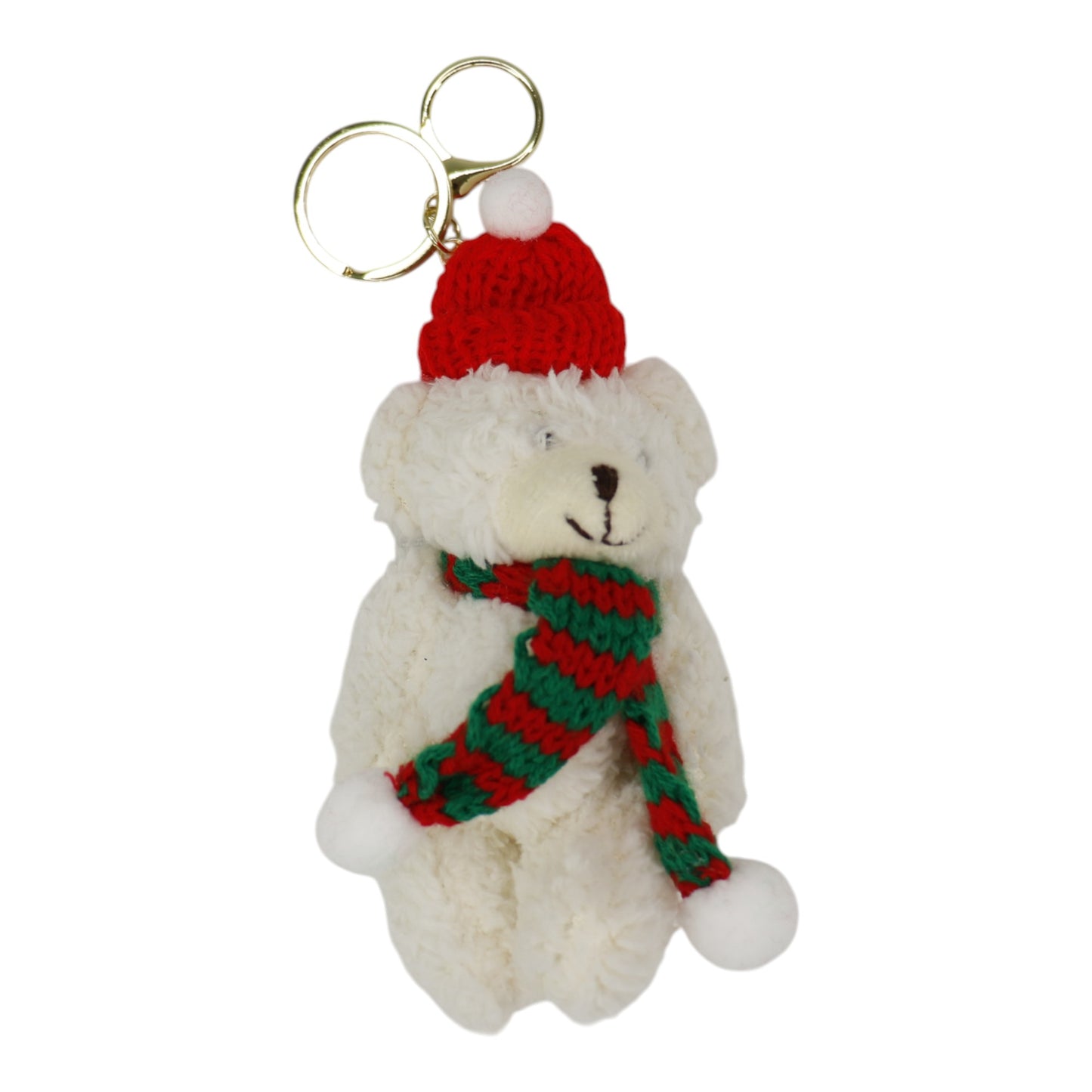 Christmas Muffler Bear Key Chain SS41014-21..(12PC)