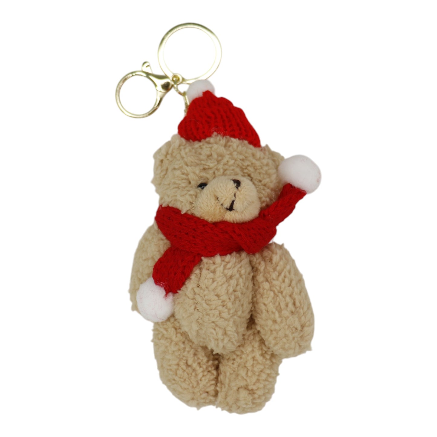 Christmas Muffler Bear Key Chain SS41014-21..(12PC)