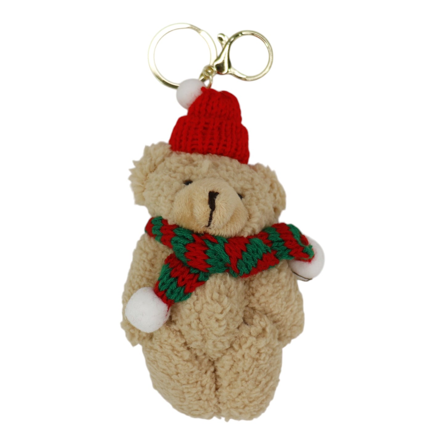 Christmas Muffler Bear Key Chain SS41014-21..(12PC)