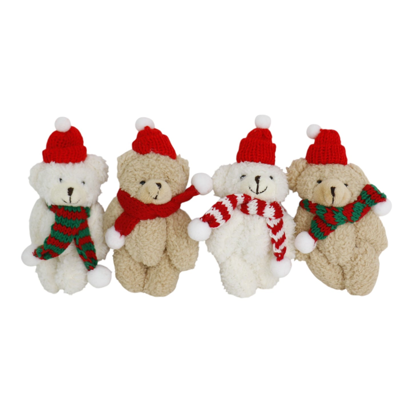 Christmas Muffler Bear Key Chain SS41014-21..(12PC)