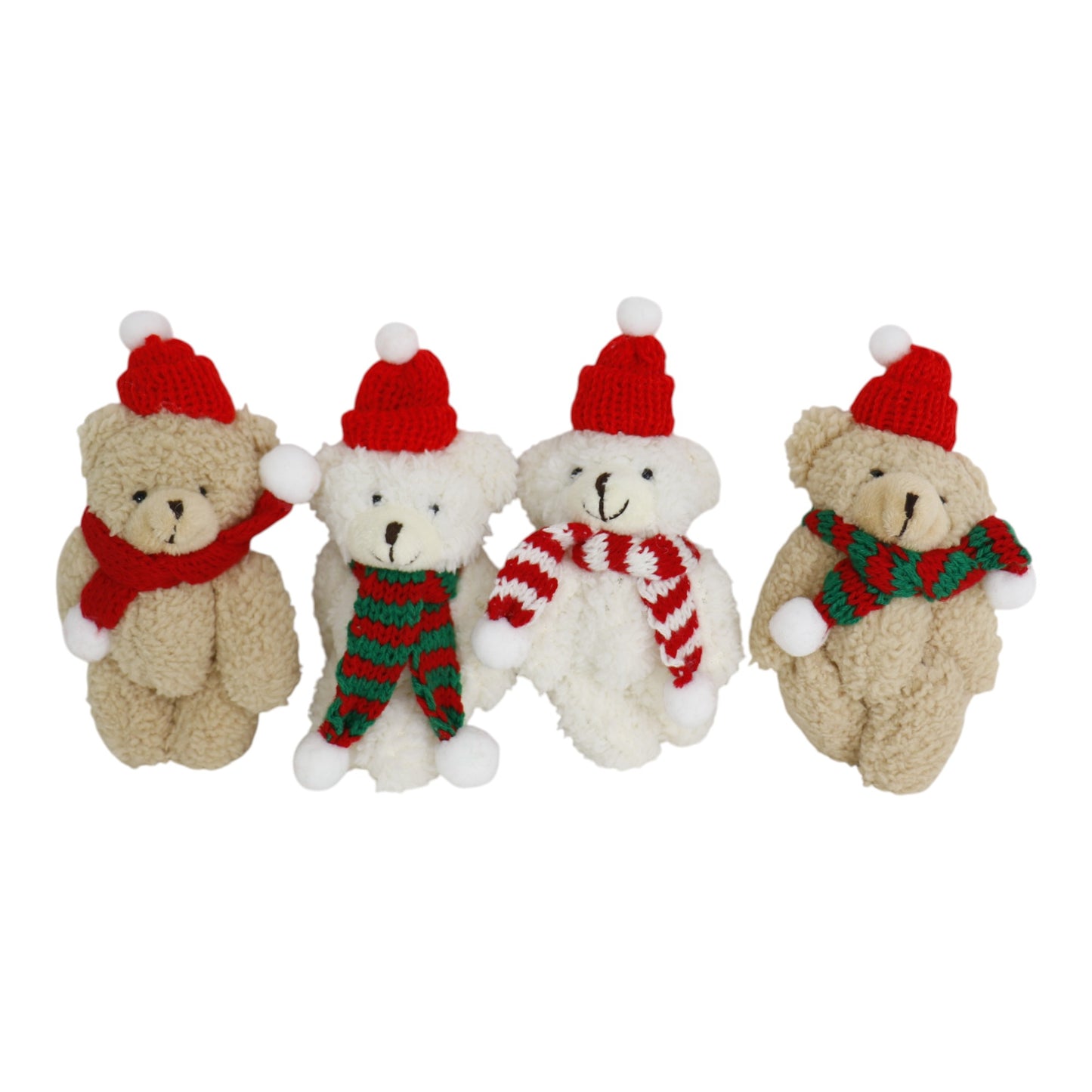 Christmas Muffler Bear Key Chain SS41014-21..(12PC)