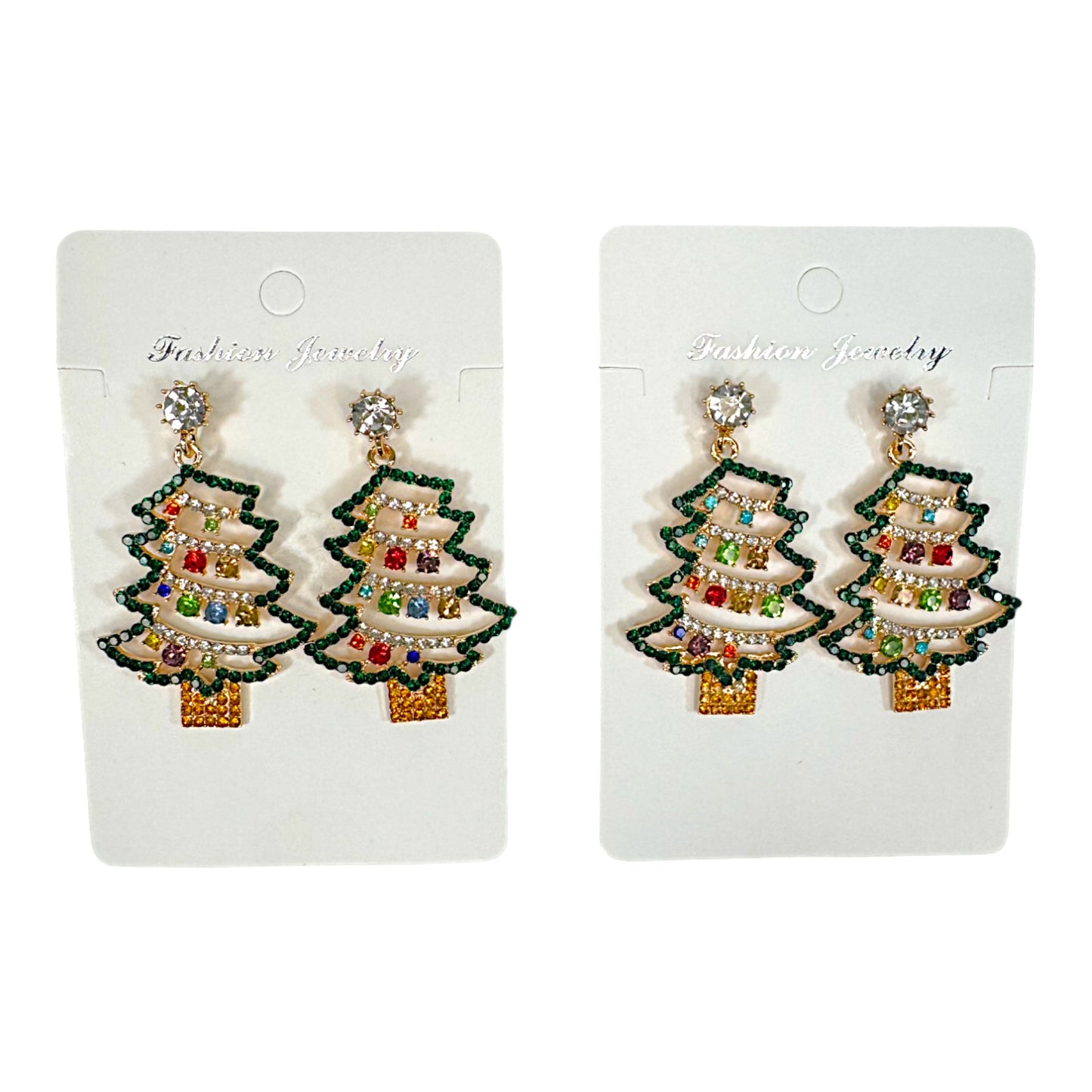 Christmas Tree Earring ER2913-29. (12PC)