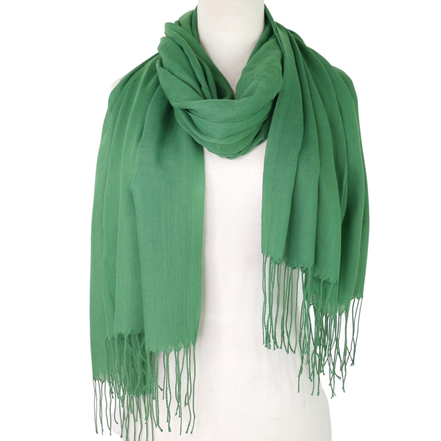 Plain Viscose Scarves VP1211B (12PC)