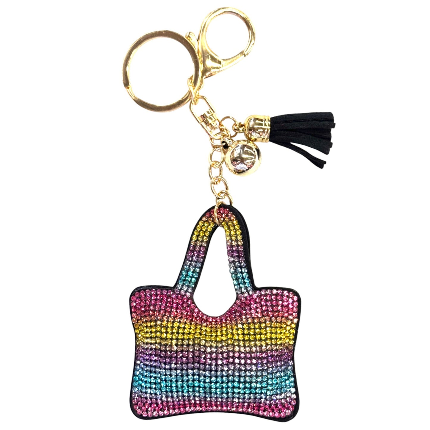 Rhinestone Purse Key Chain KC824-60. (12PC)