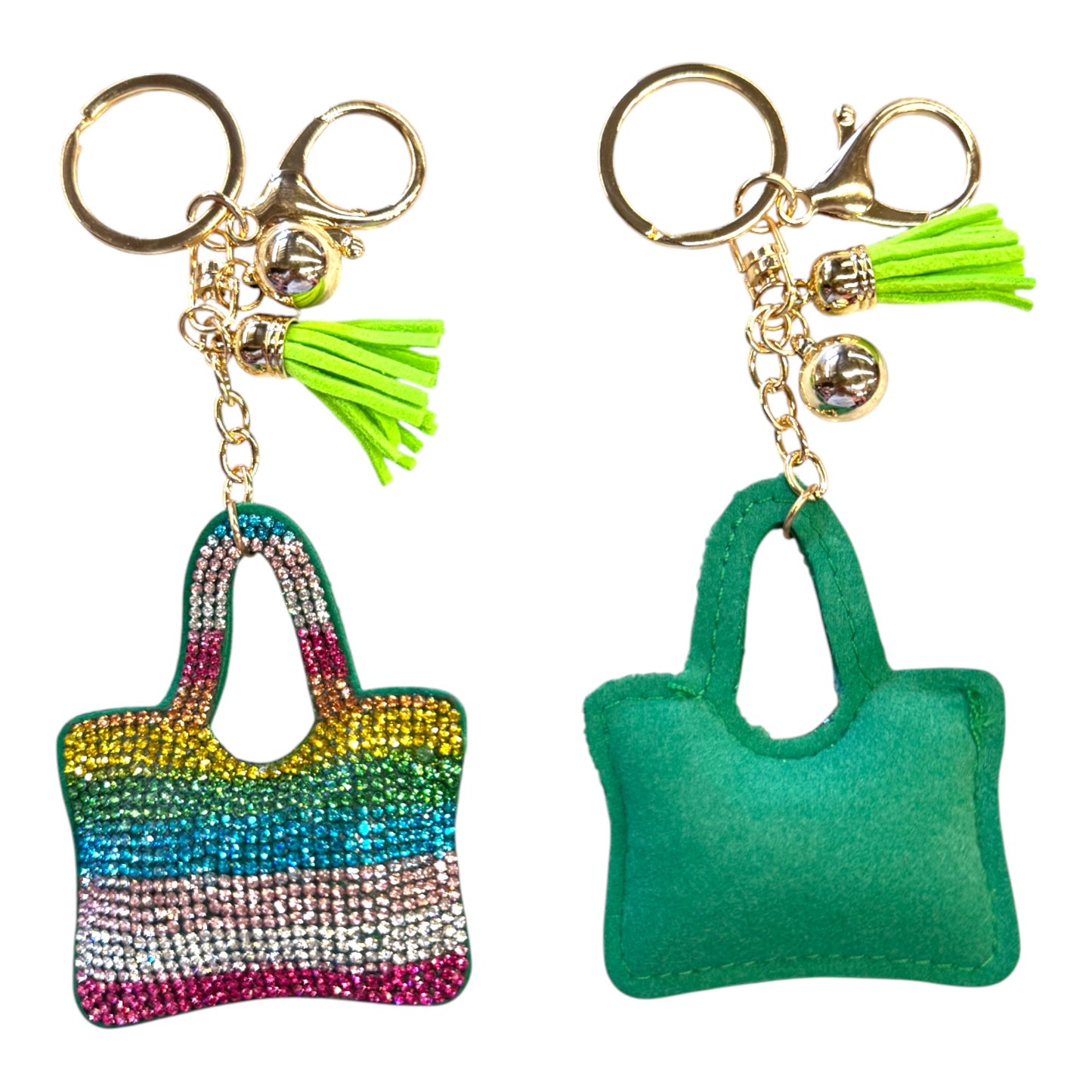 Rhinestone Purse Key Chain KC824-60. (12PC)