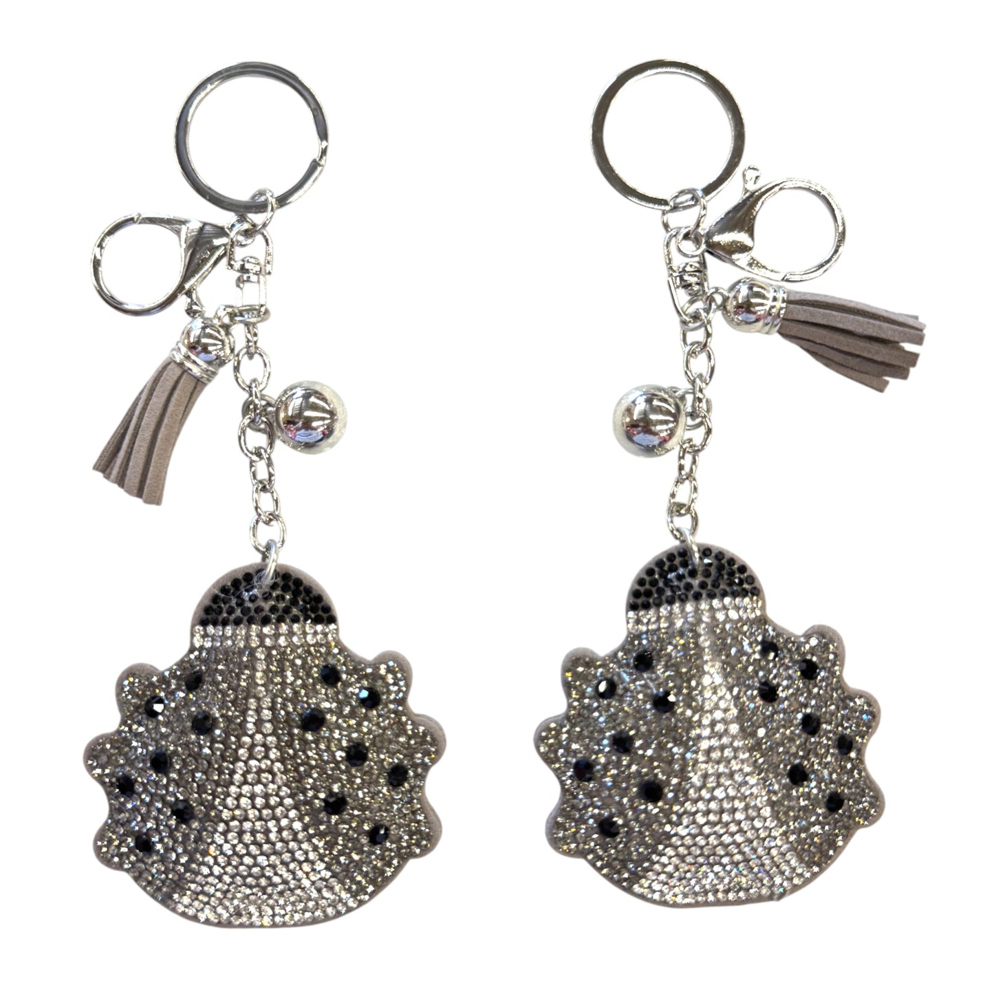 Rhinestone Ladybug Key Chain KC301-17. (12PC)