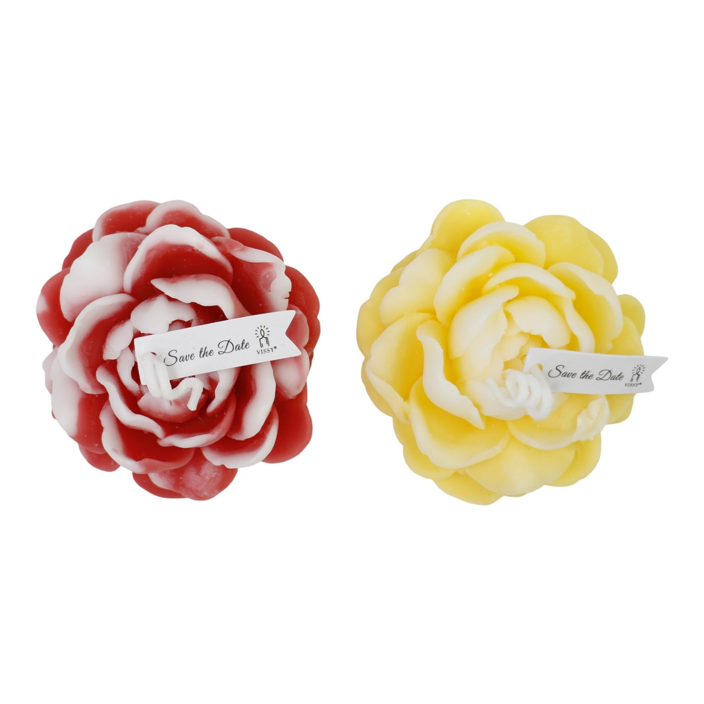 Rose Shape Scented Candle Small SS41106-11. (12PC)