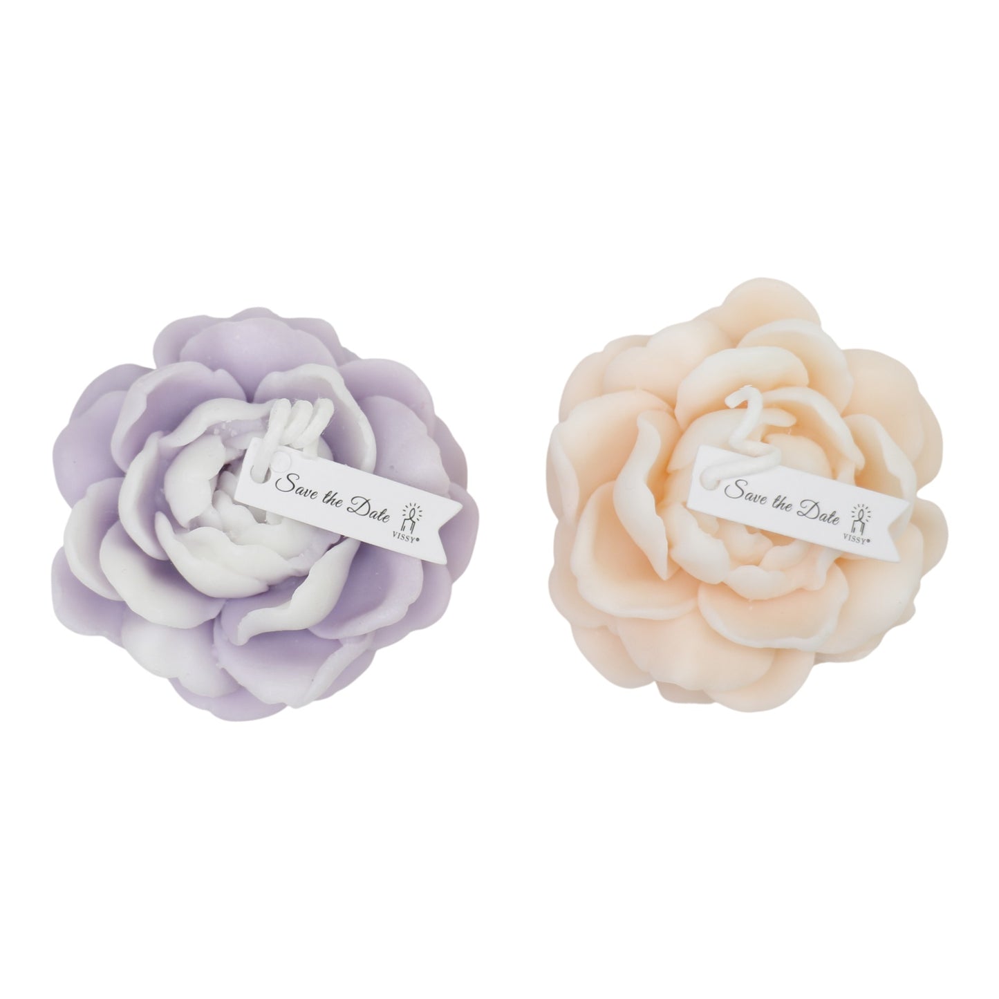 Rose Shape Scented Candle Small SS41106-11. (12PC)