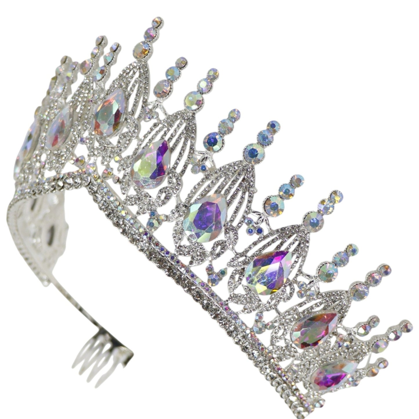 Crystal Tiara Crown HT0951. (1PC)