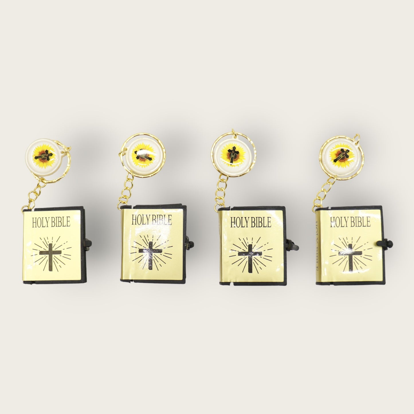 Mini Holy Bible Key Chain JK5910-3 (12PC)